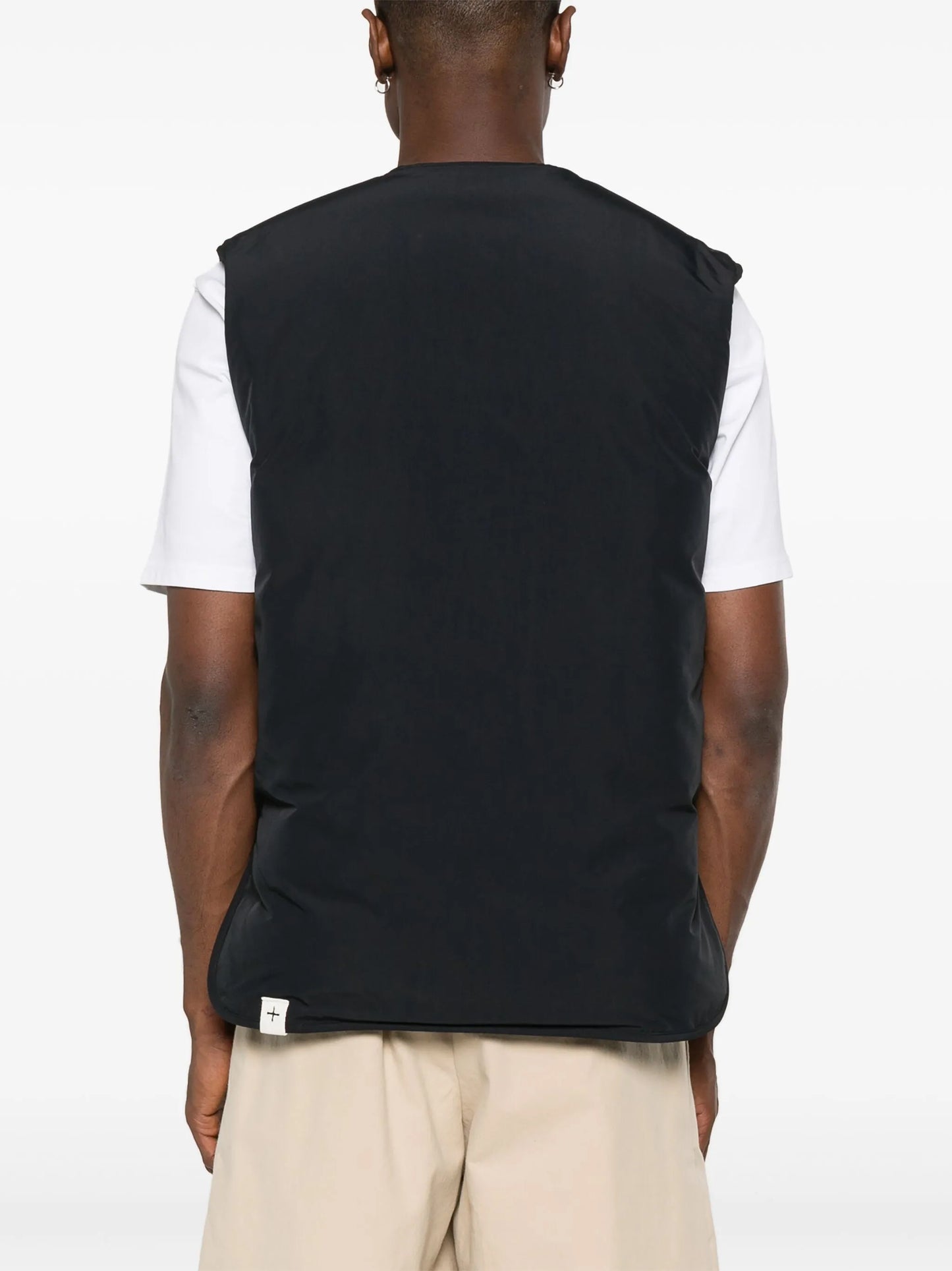 + zip-up padded gilet
