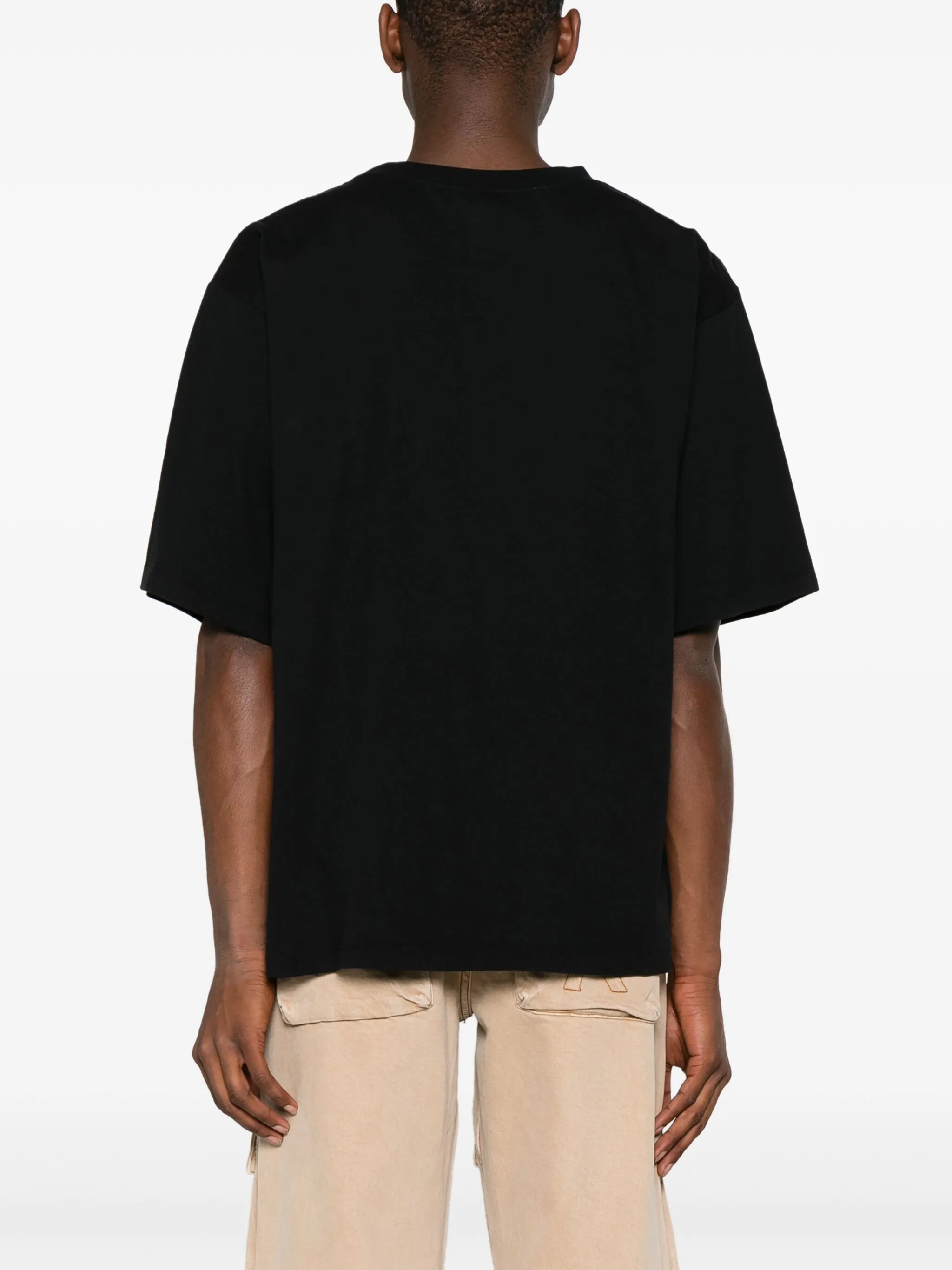 tiger head-print cotton T-shirt