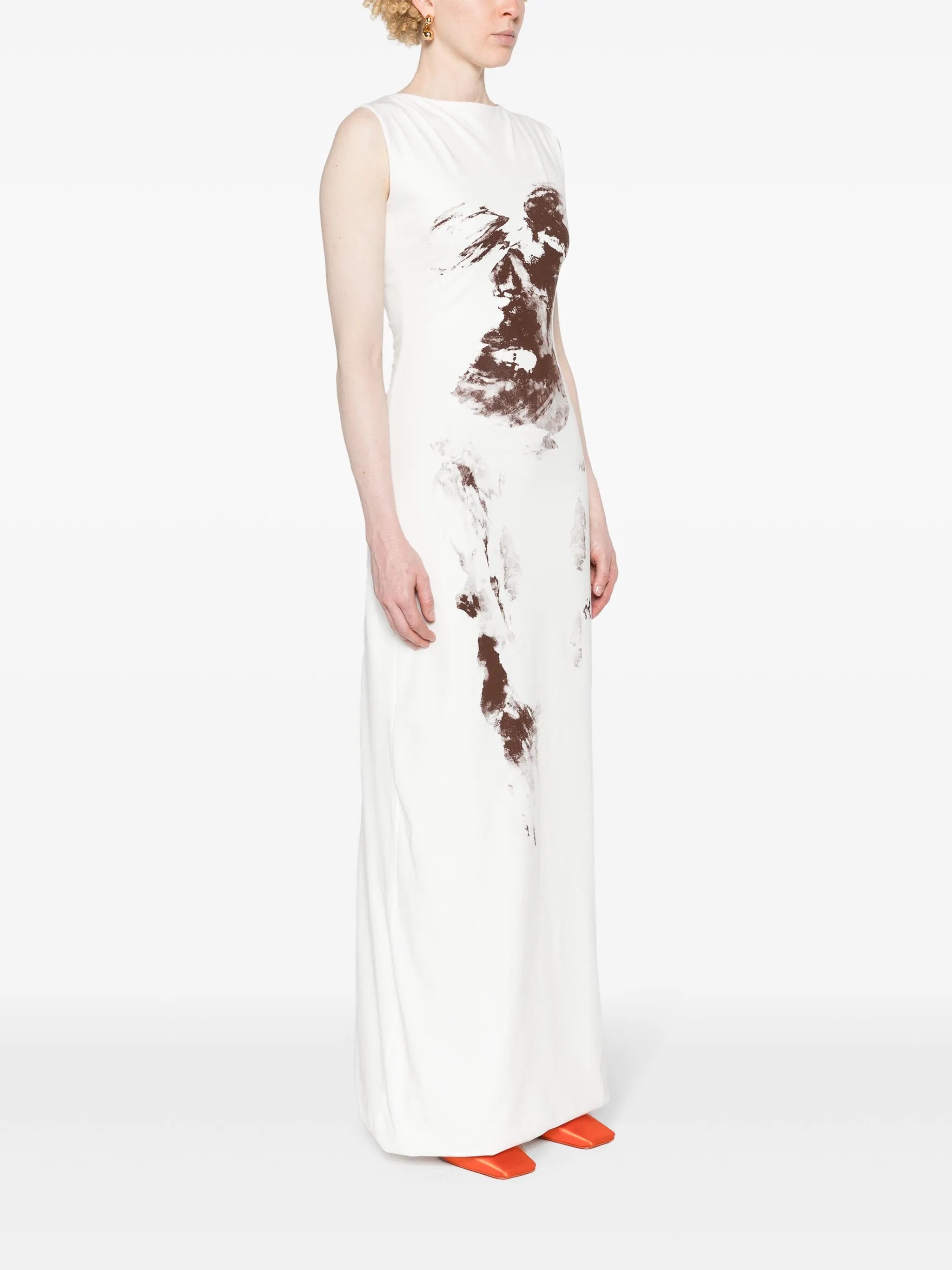 Temple sleeveless maxi dress