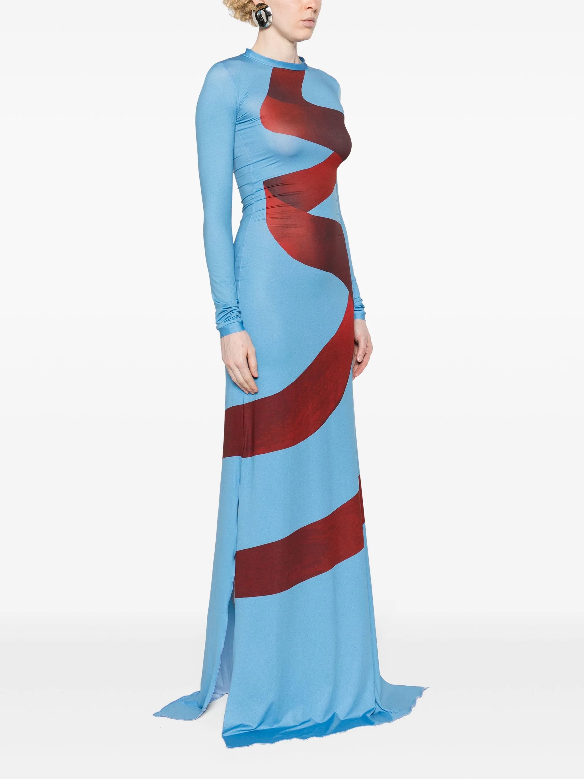 360 Kite-print maxi dress