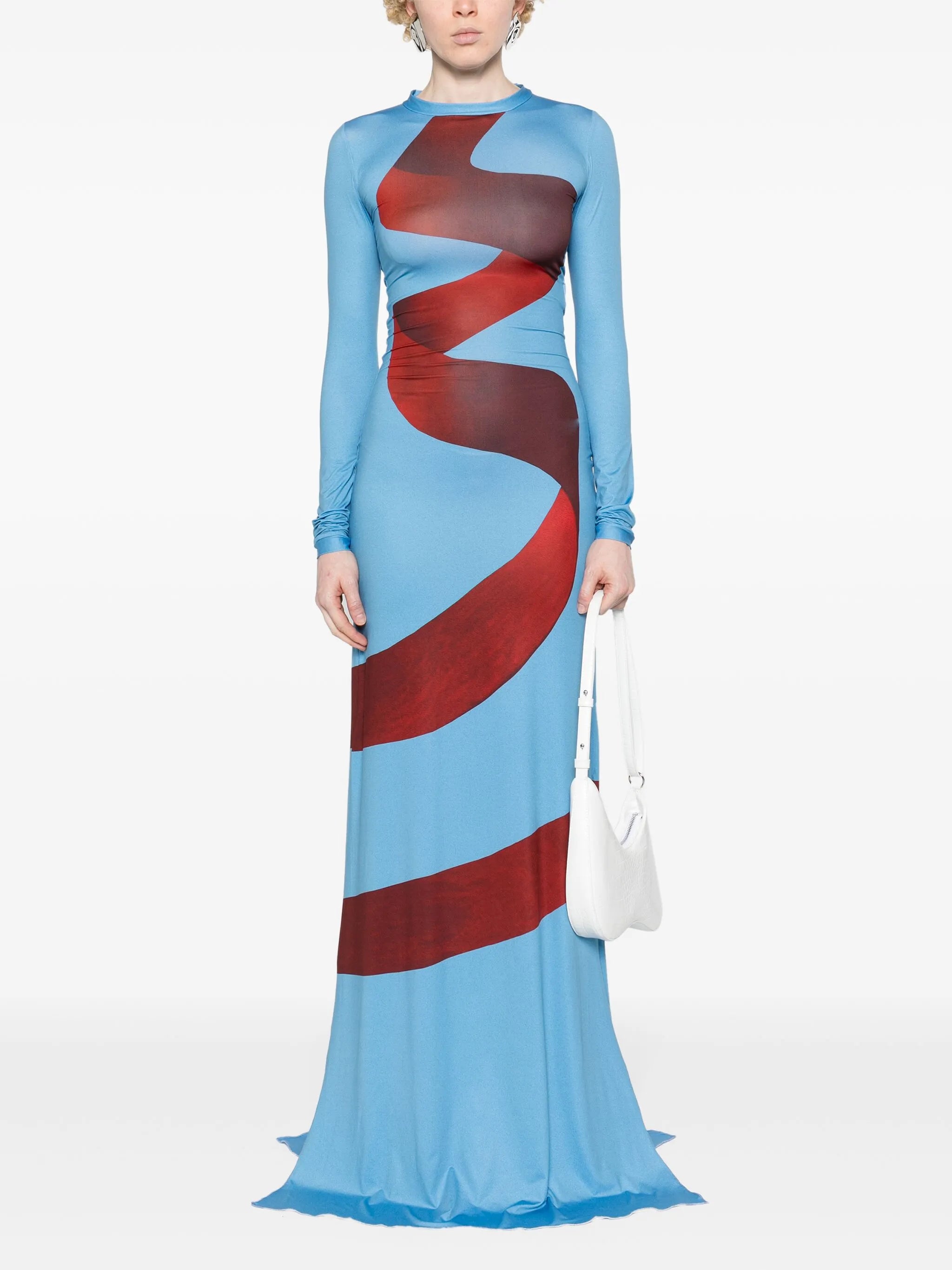 360 Kite-print maxi dress