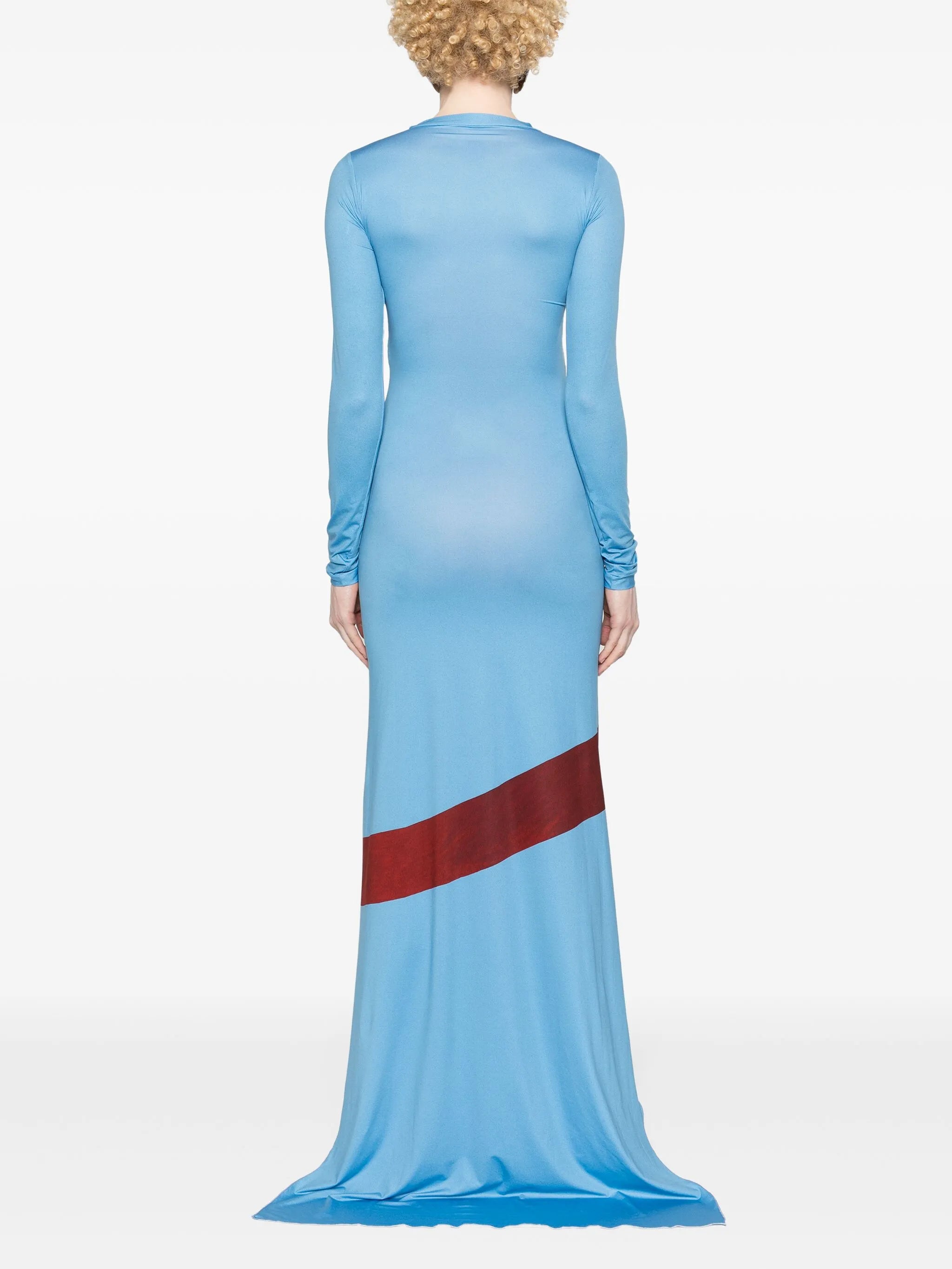 360 Kite-print maxi dress