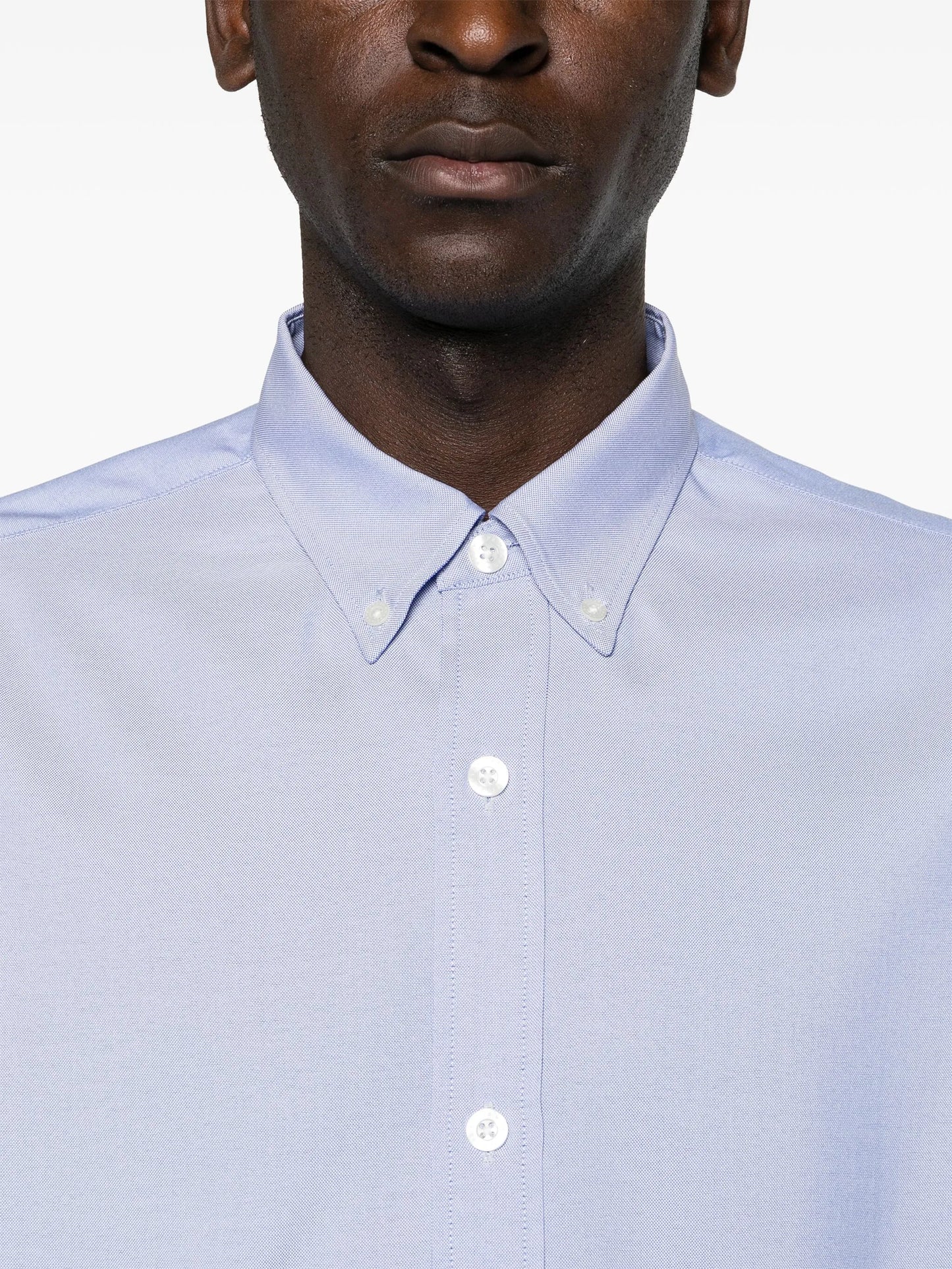 button-down collar long-sleeve shirt