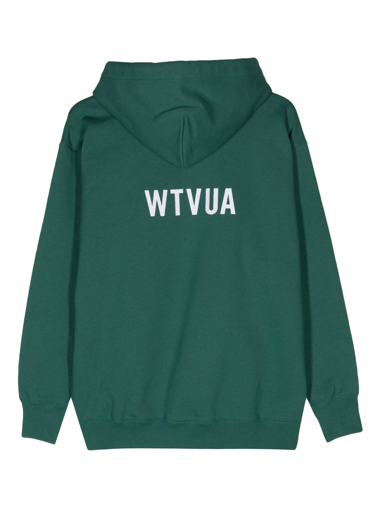 logo-embroidered cotton hoodie