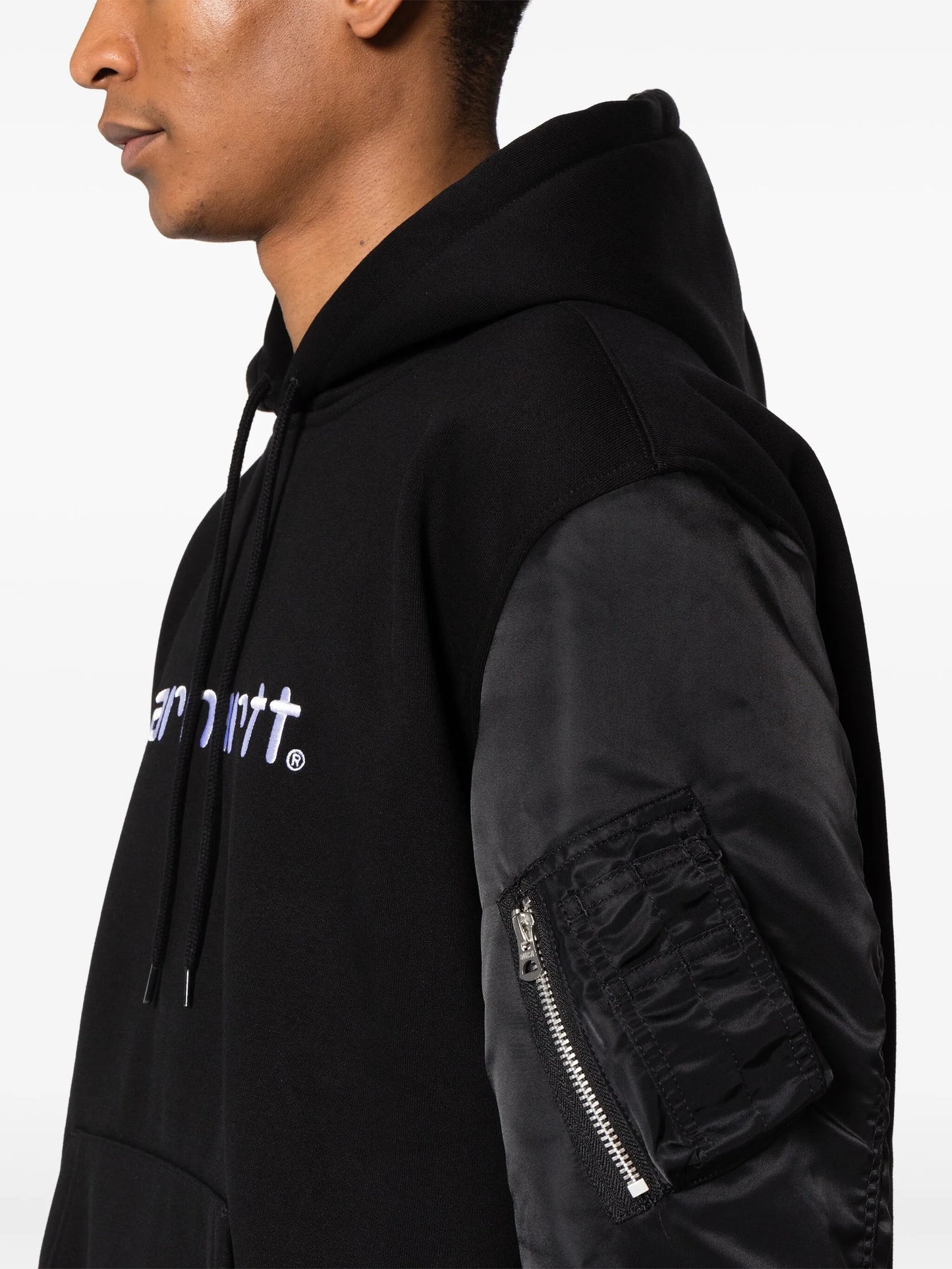 x Carhartt logo-embroidered hoodie