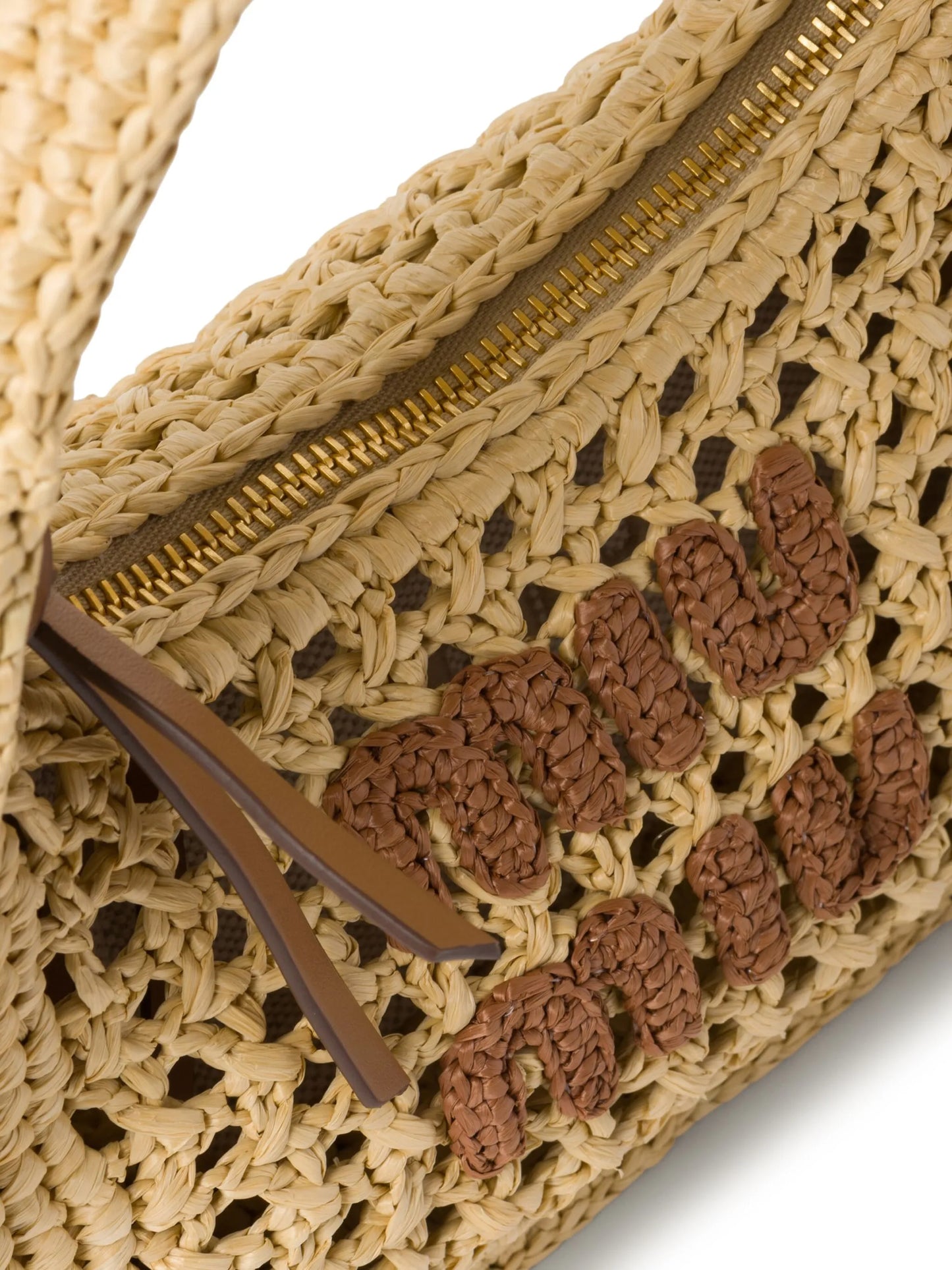 Wander crochet-knit shoulder bag