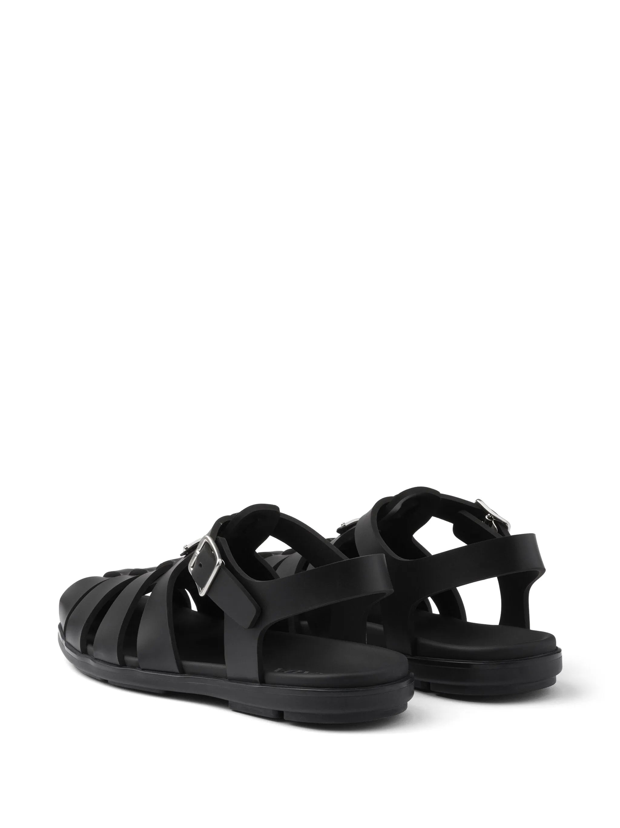 triangle-logo sandals