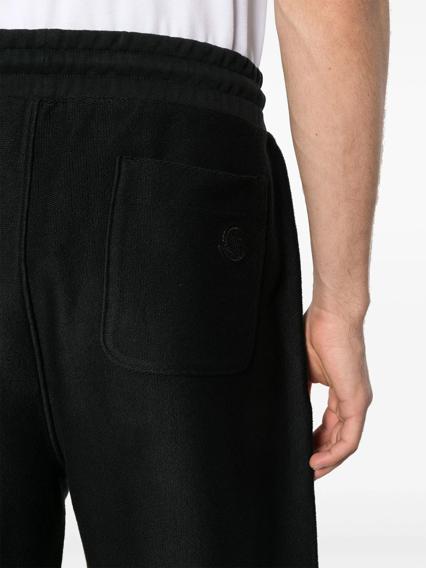 logo-embossed track shorts