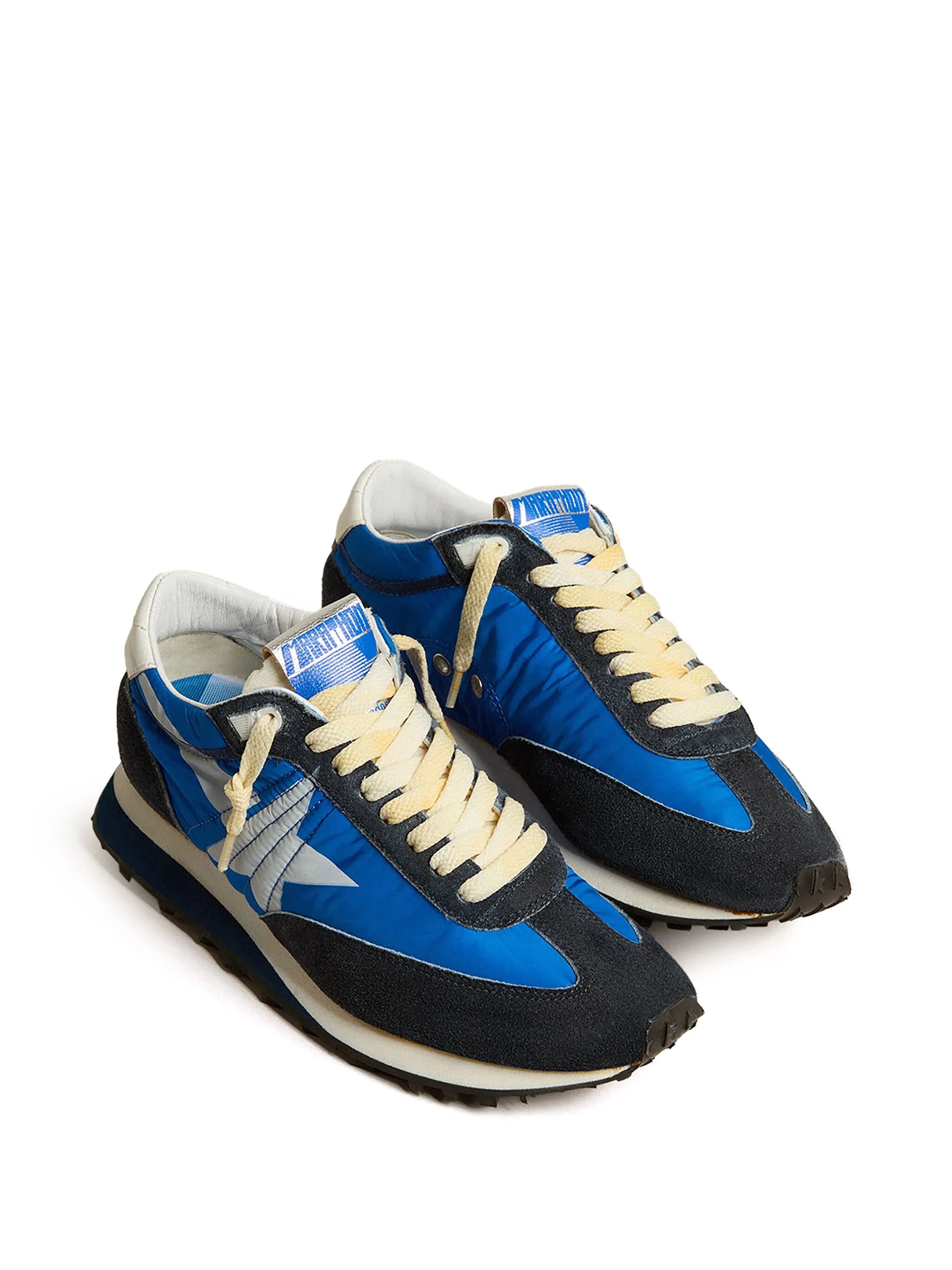 star-print lace-up sneakers