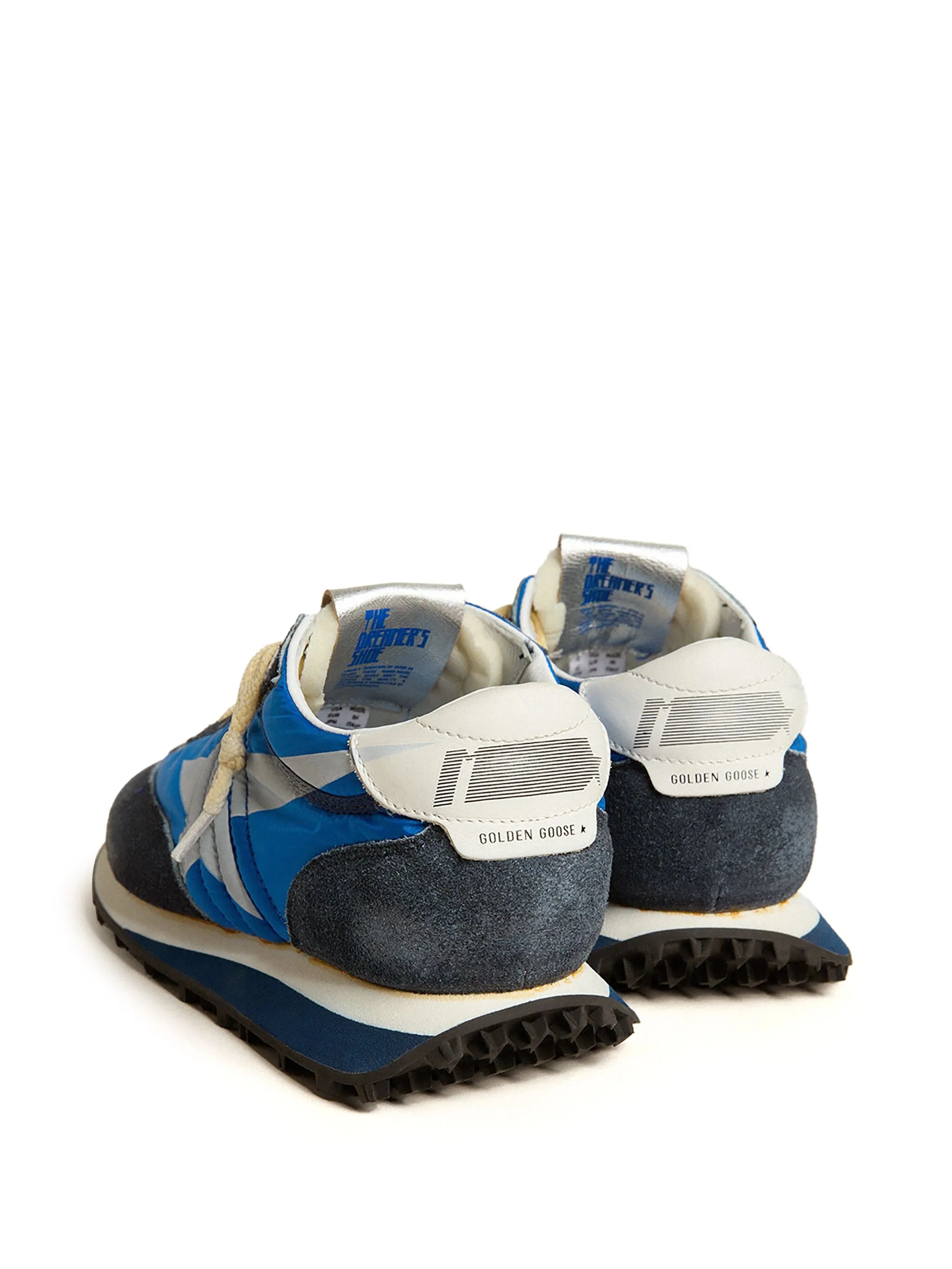 star-print lace-up sneakers