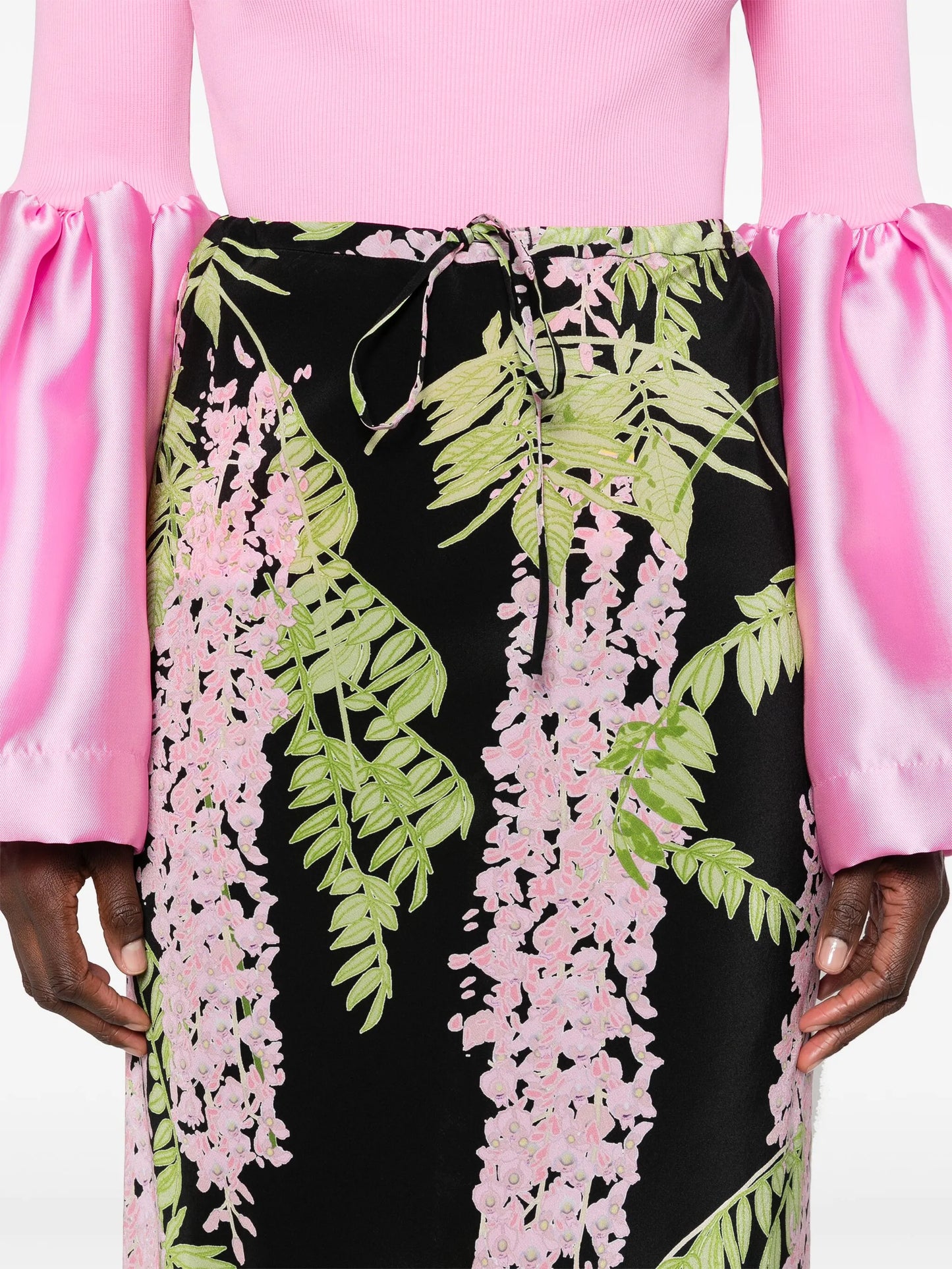Emily maxi silk skirt