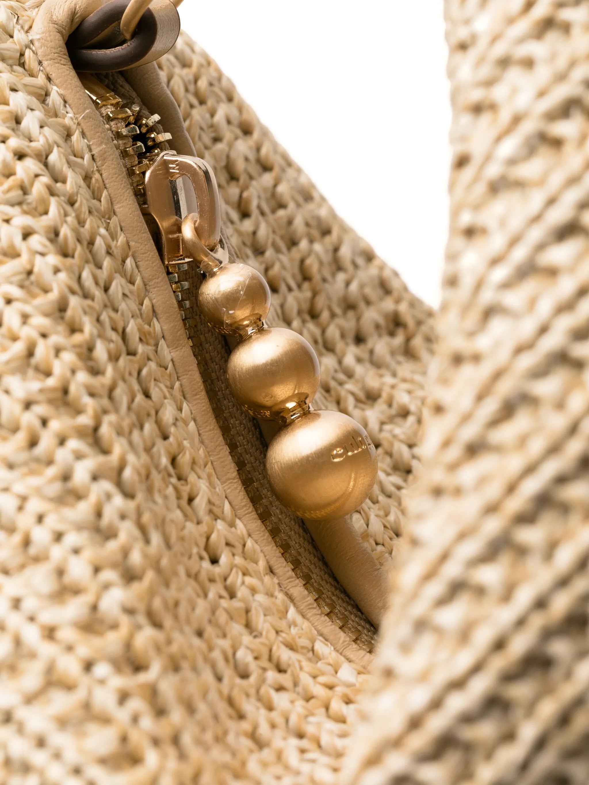 Viera raffia clutch bag