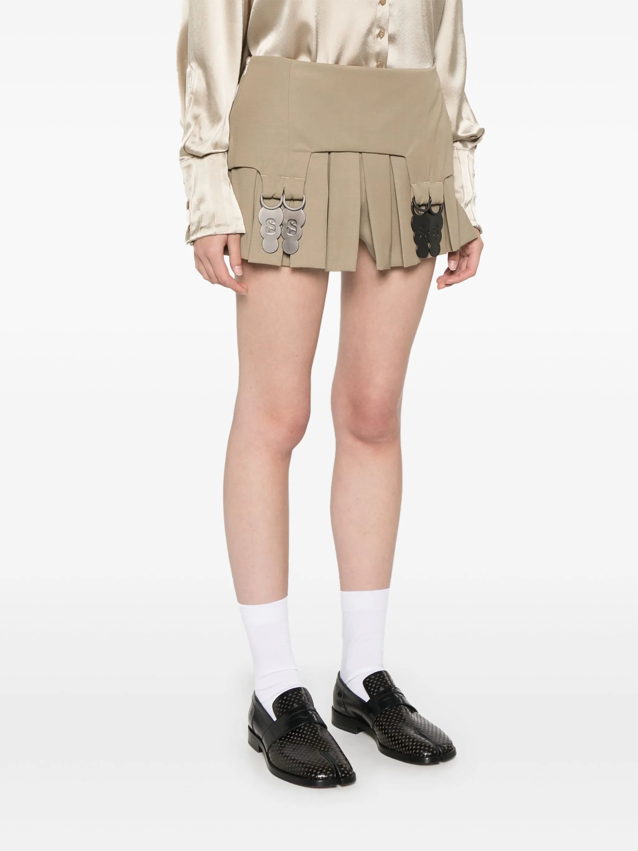 mini belt culottes
