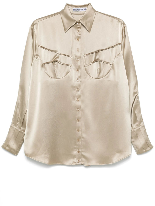 satin shirt