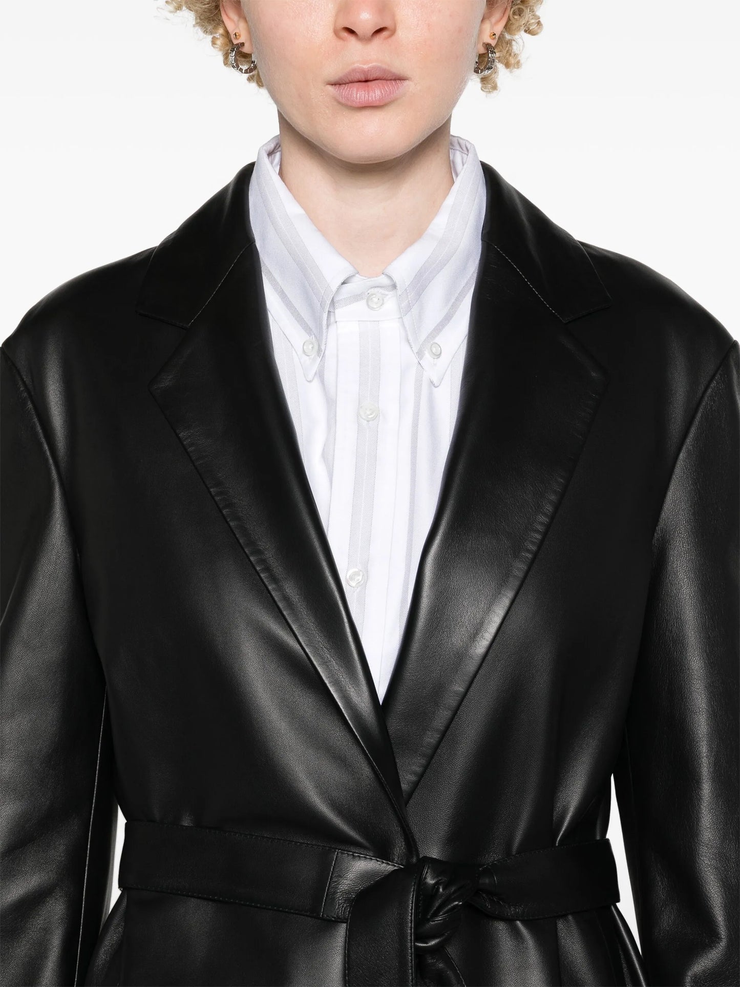 Babil leather coat