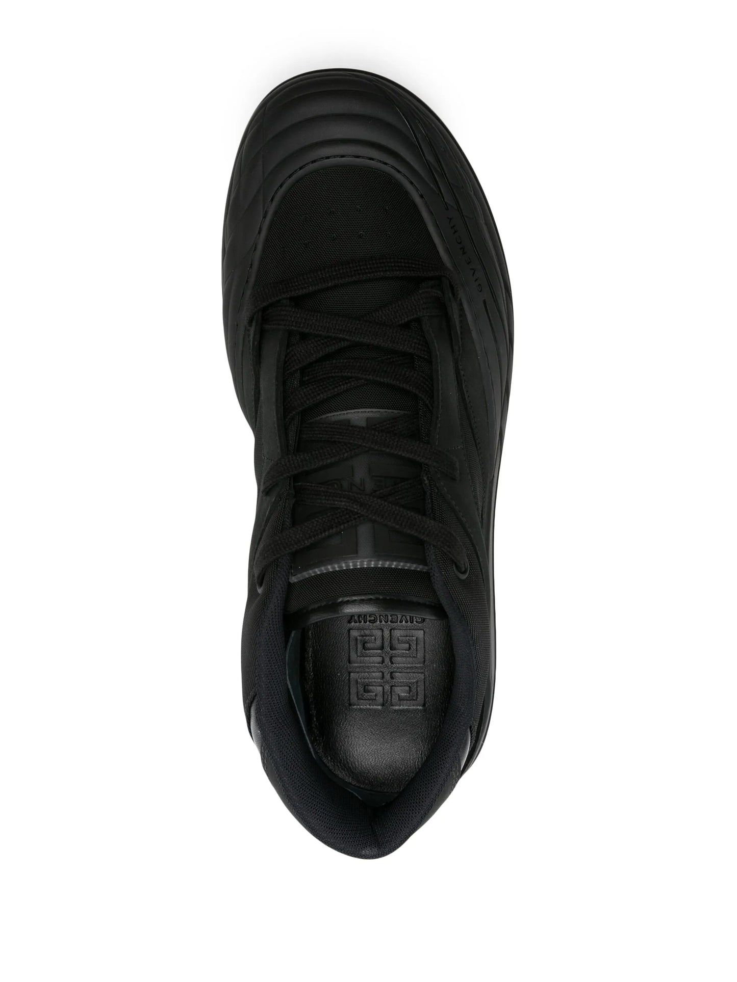 4G-appliqué tonal sneakers