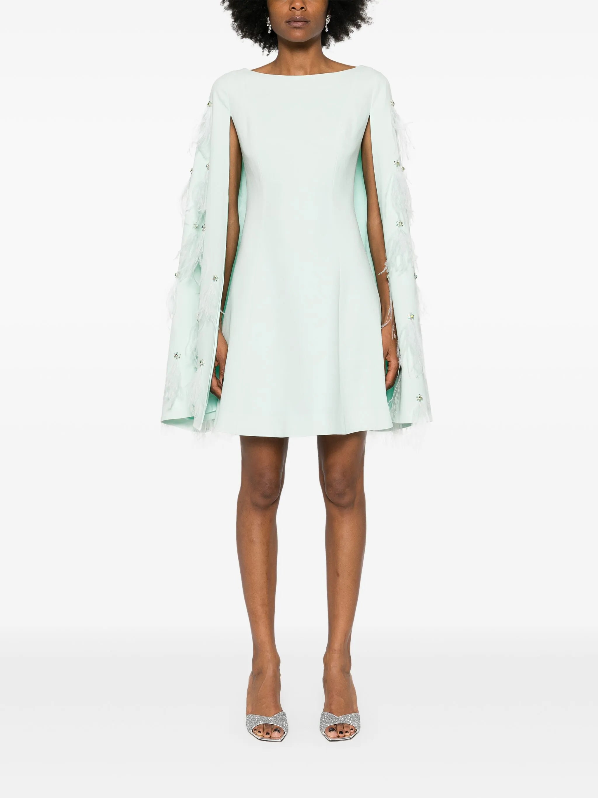 Kaley crepe mini dress