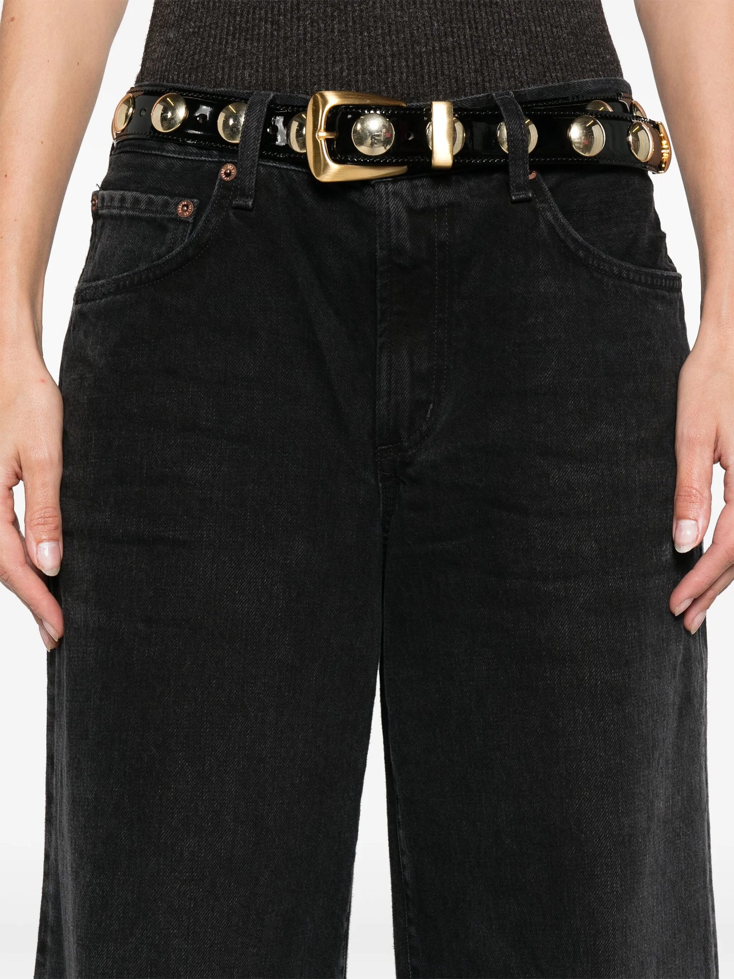 Clara low-rise flared jeans