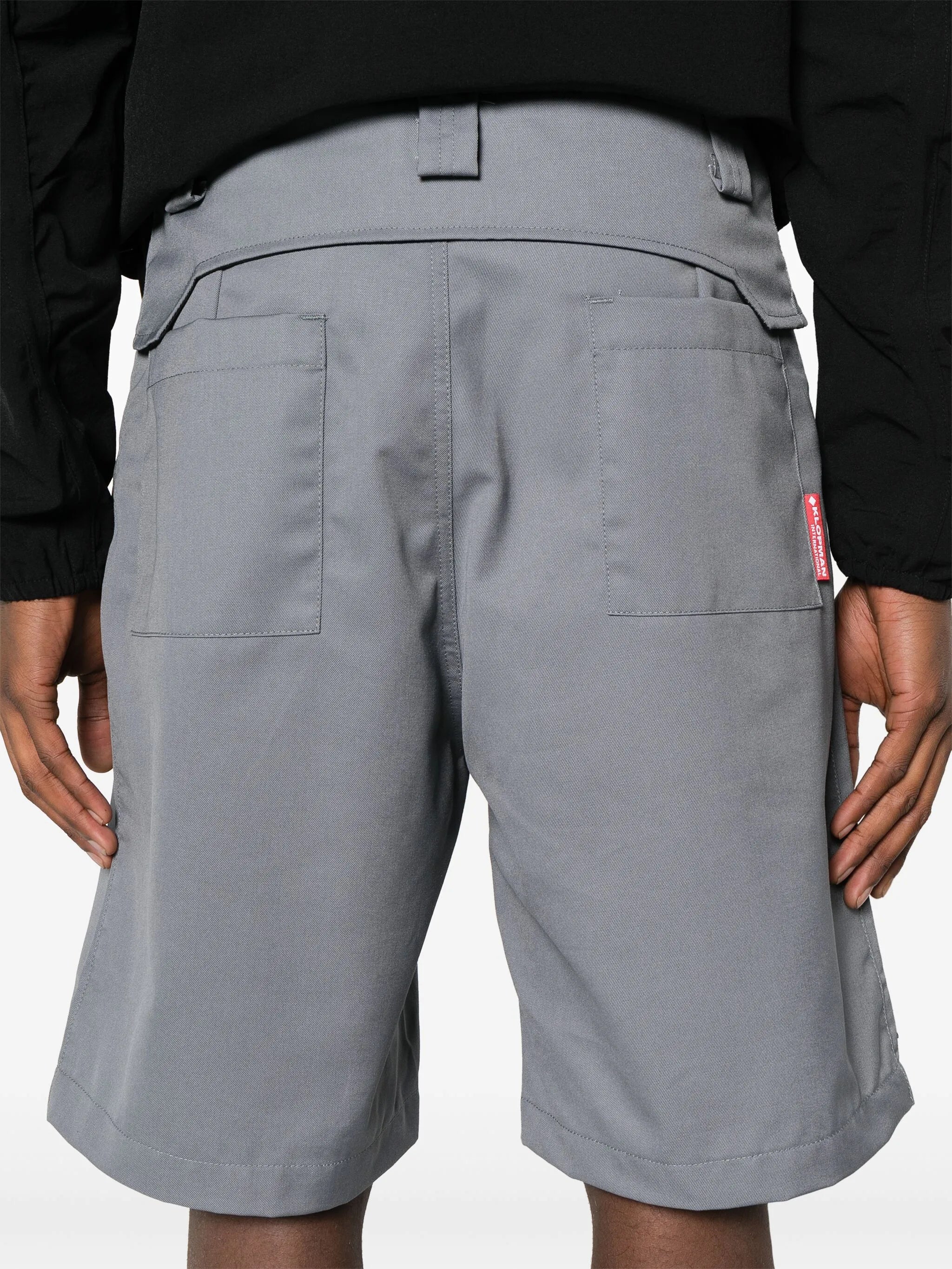 Folded Belt bermuda shorts