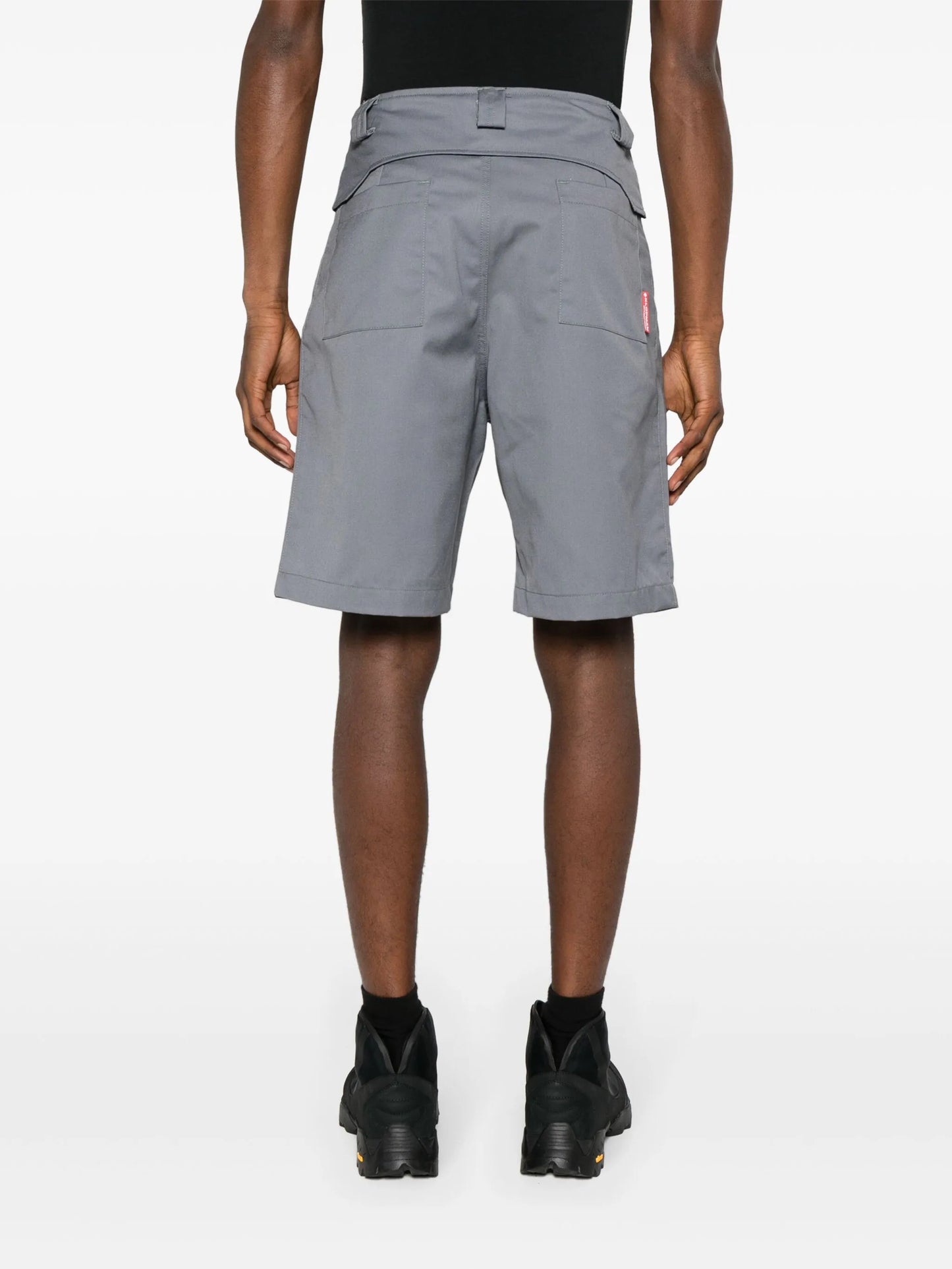 Folded Belt bermuda shorts