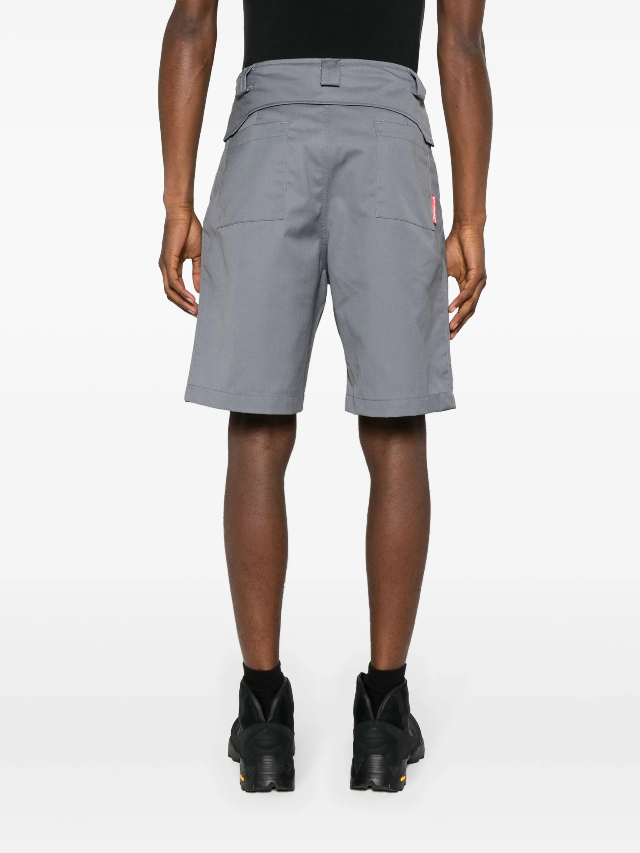 Folded Belt bermuda shorts
