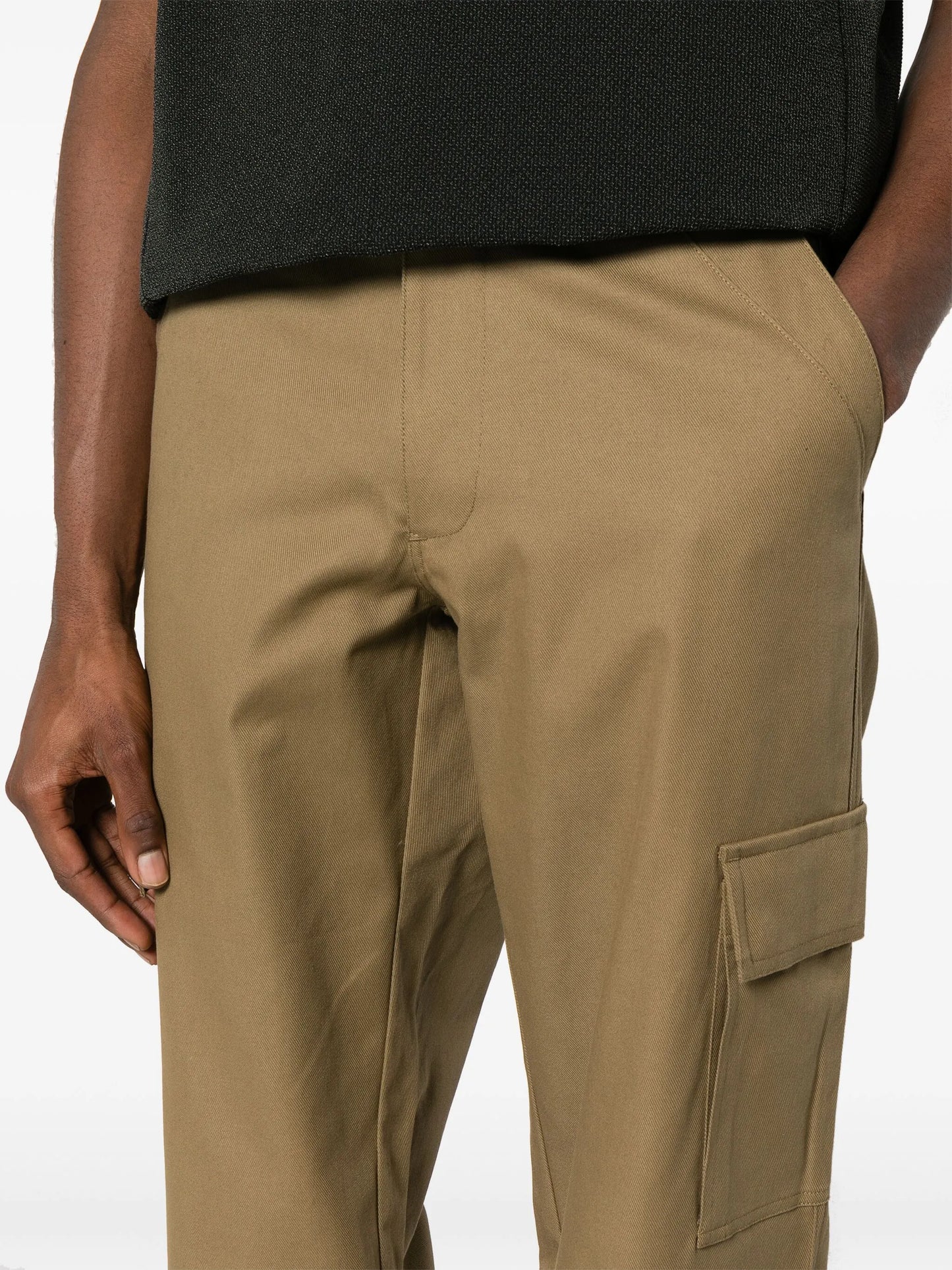 Shank Structured straight-leg trousers