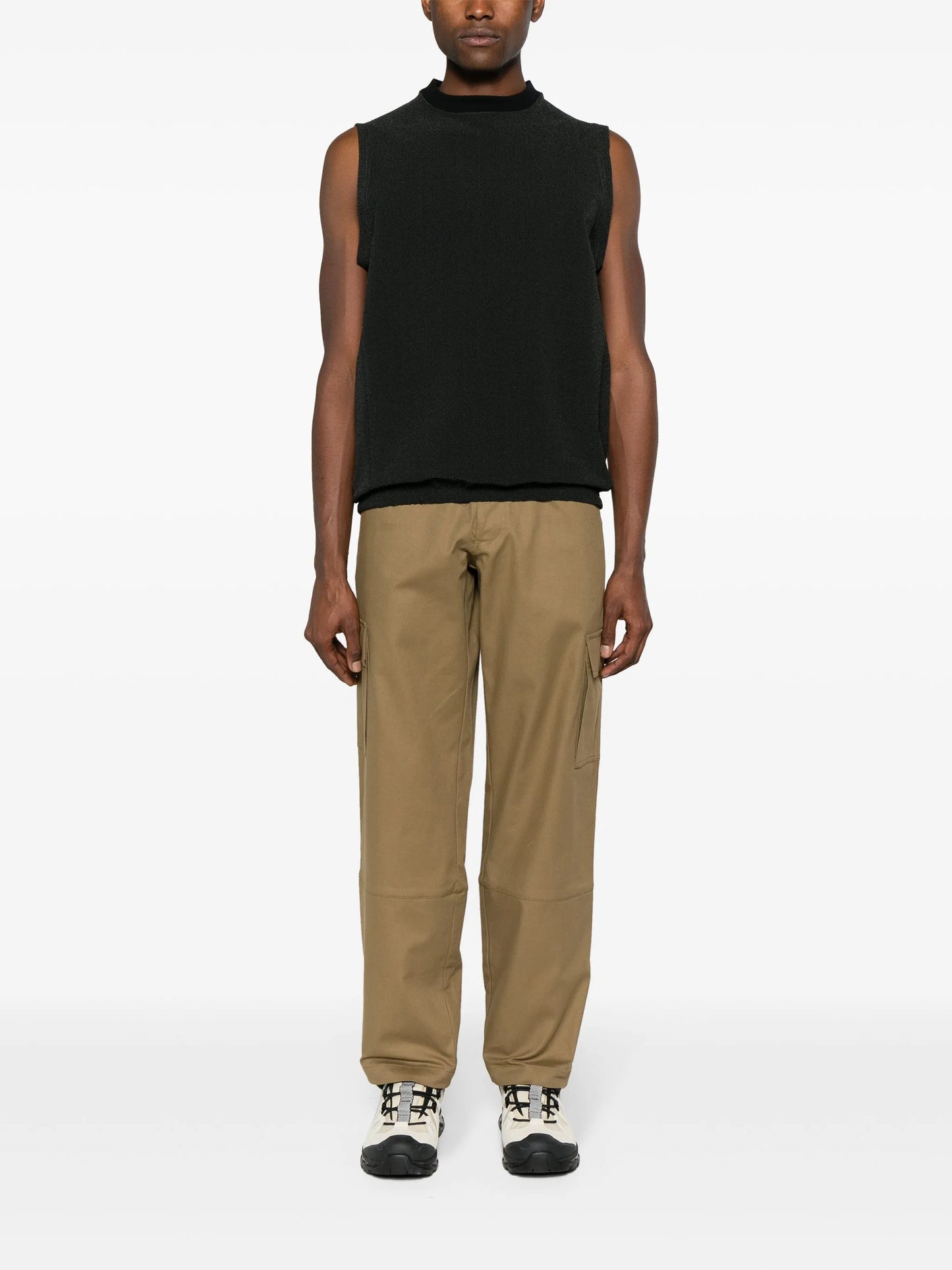 Shank Structured straight-leg trousers