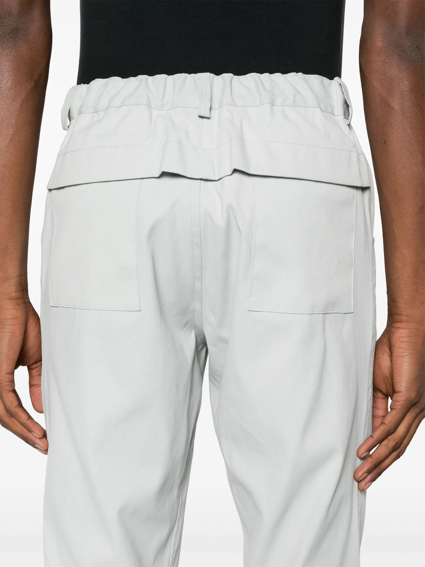 Tech straight-leg trousers