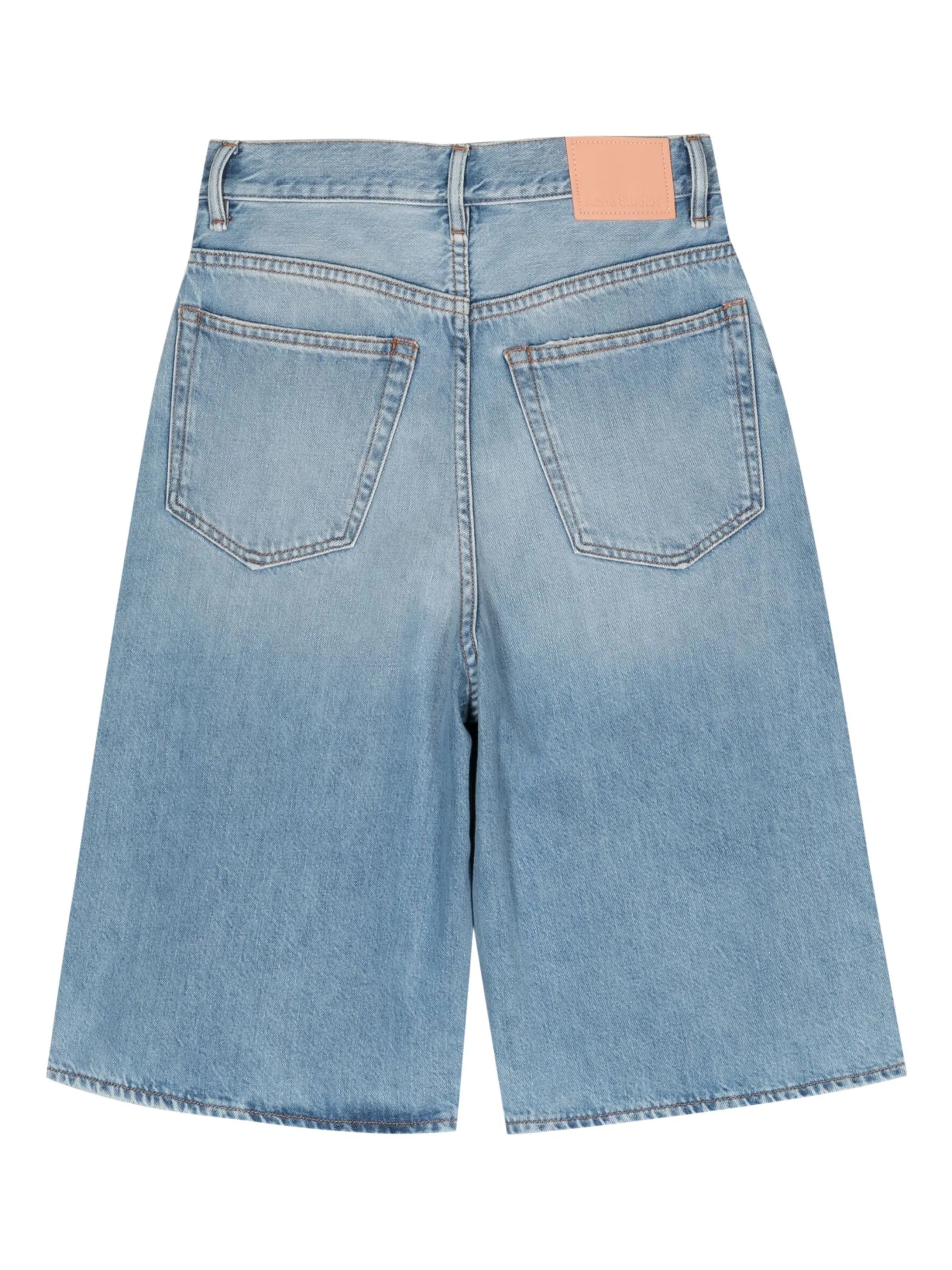 high-rise denim shorts