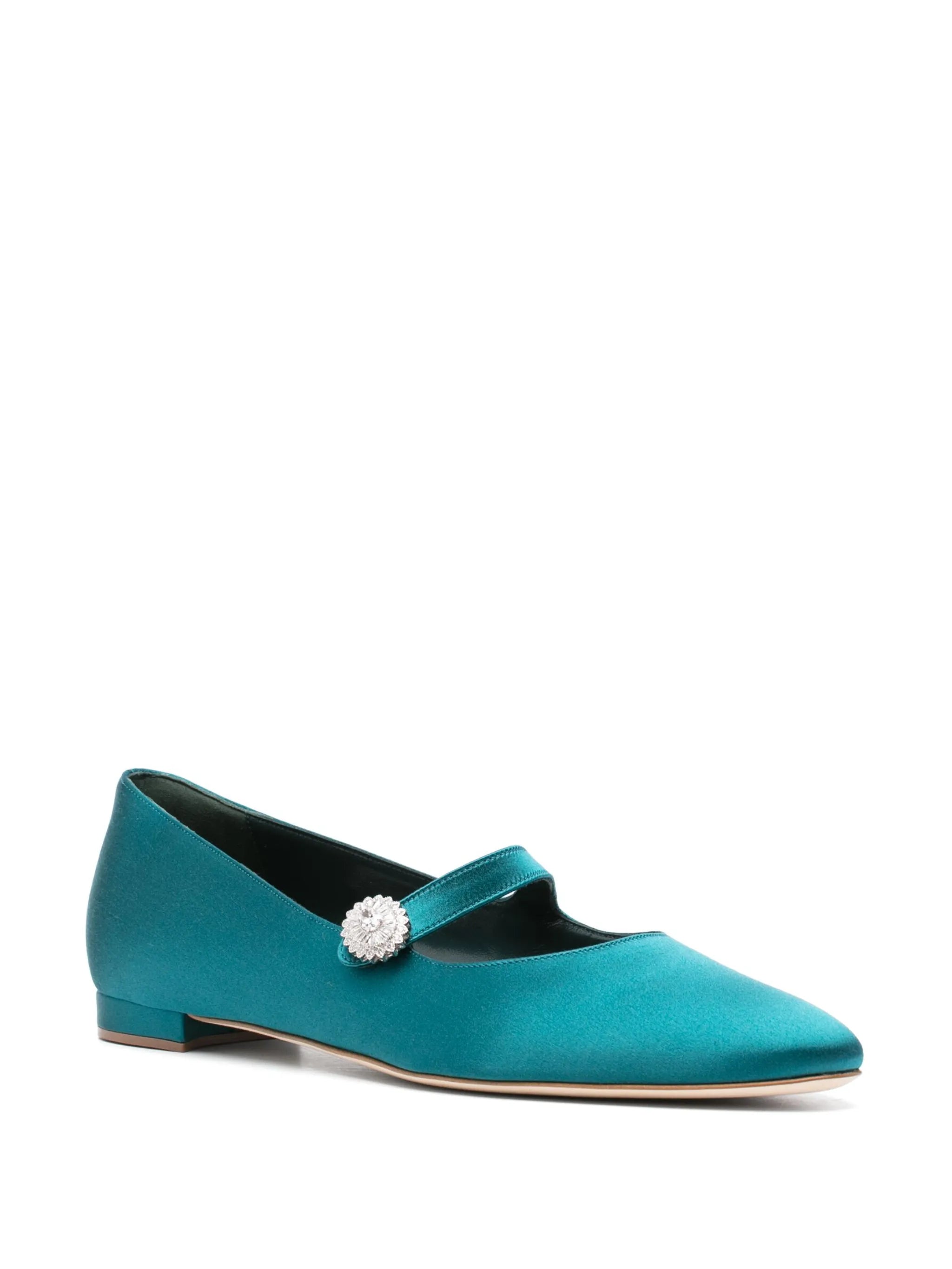 satin ballet flats