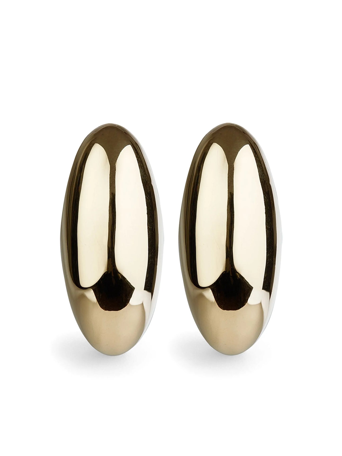 Pebble stud earrings