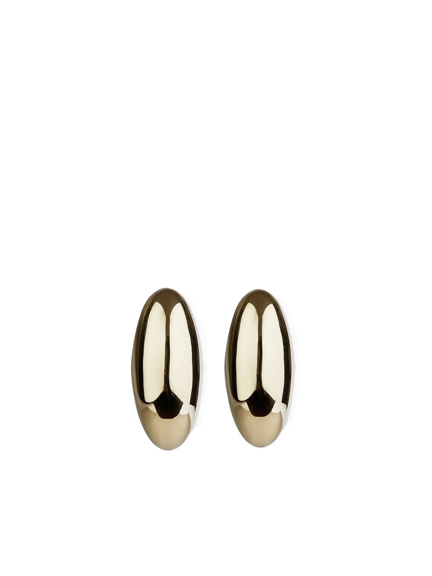 Pebble stud earrings
