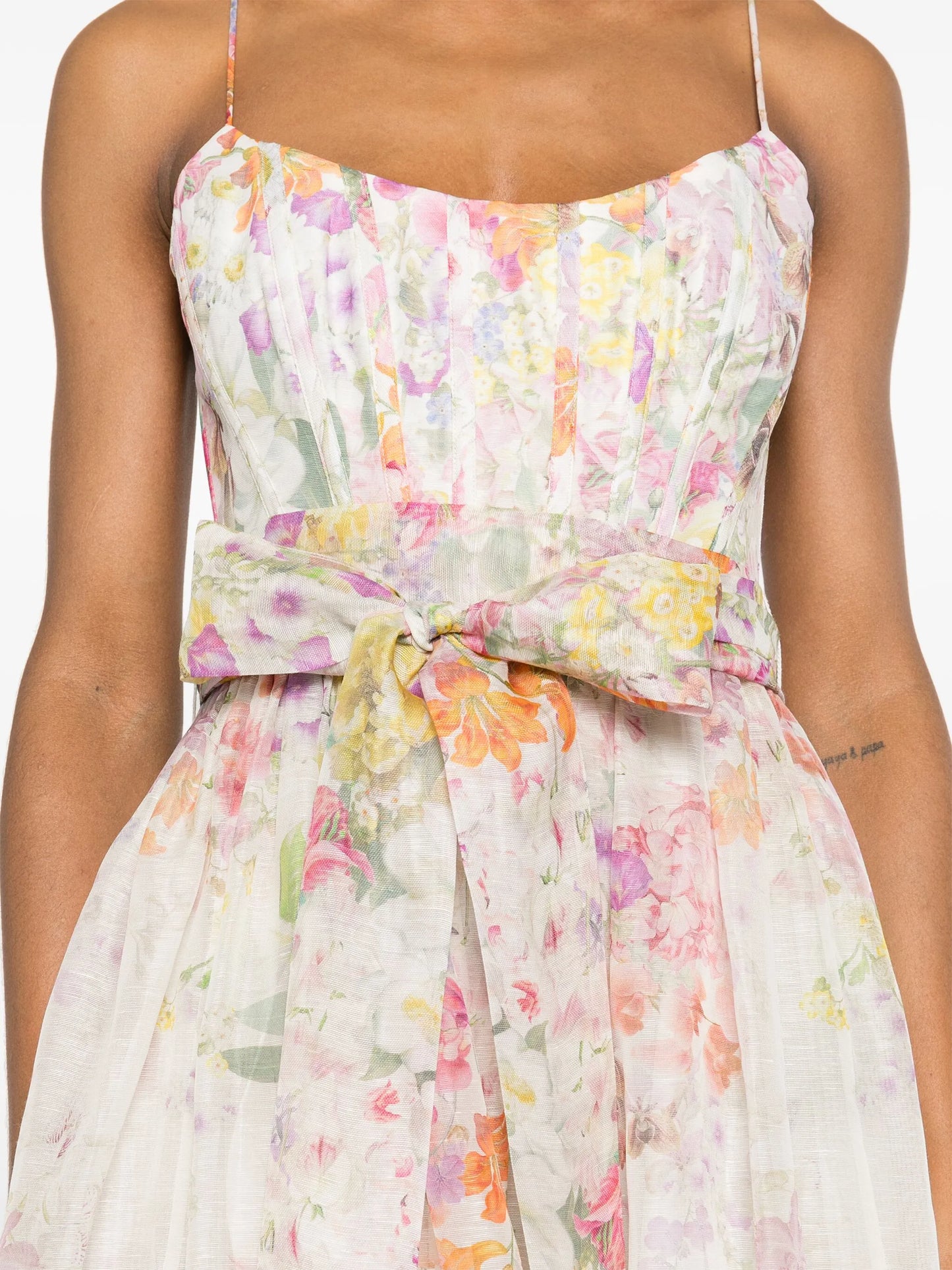 Natura Corset midi dress