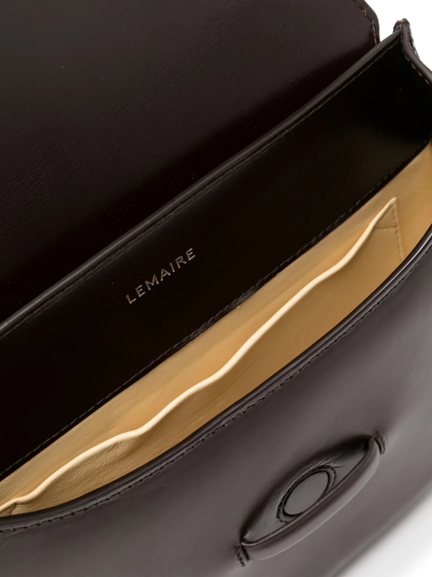 Cartridge leather crossbody bag
