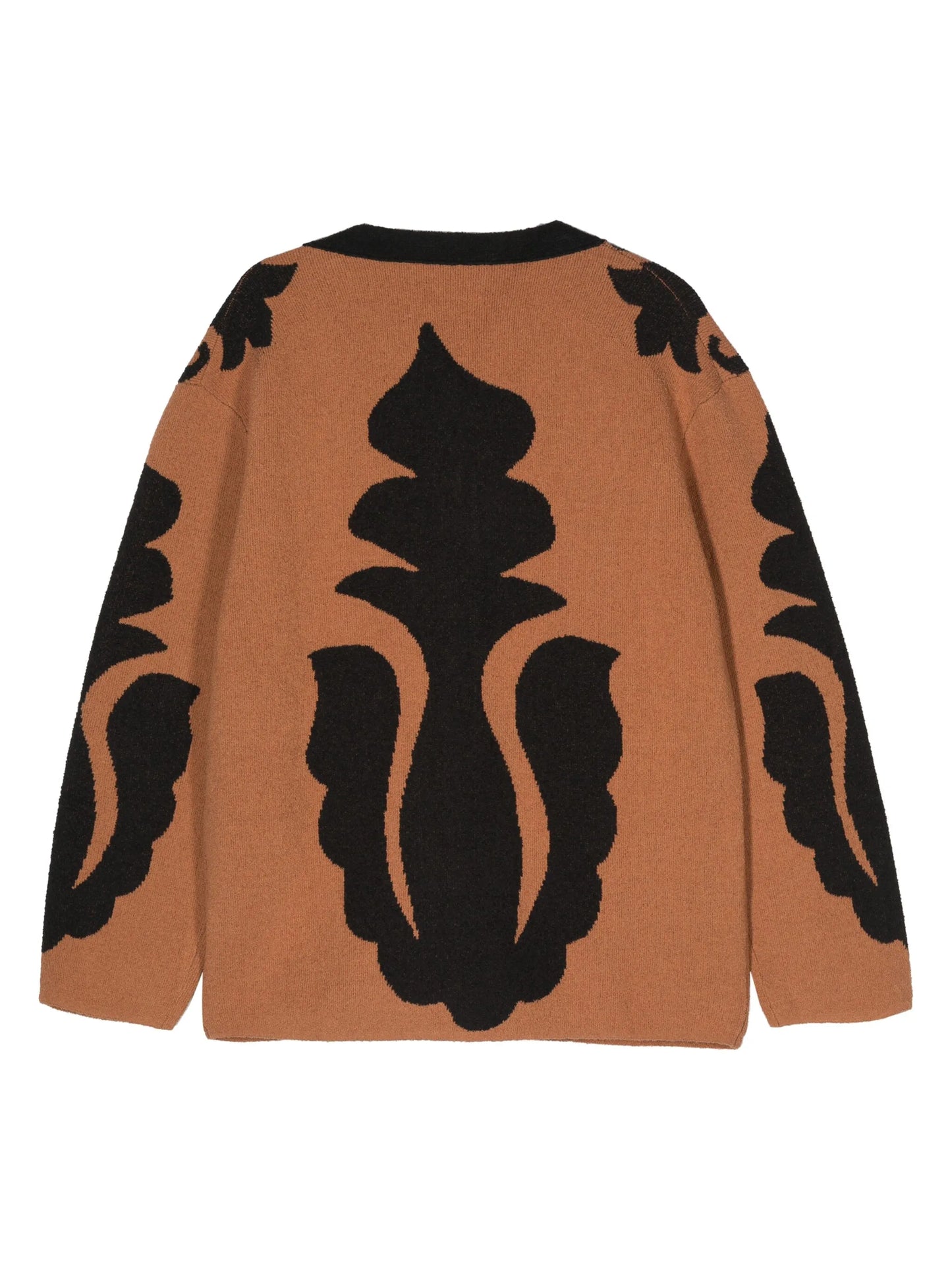 Boan patterned-jacquard cardigan