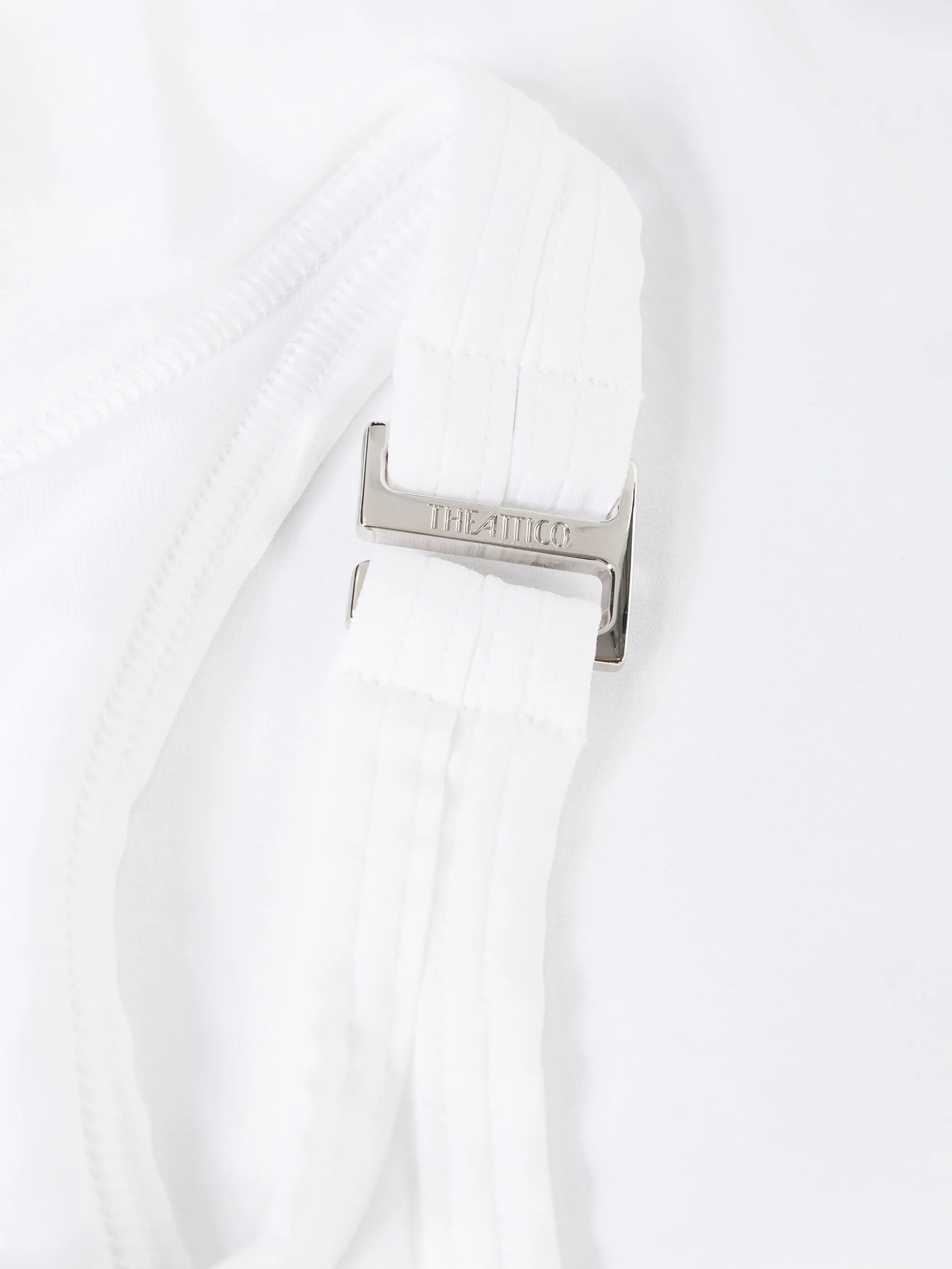 logo-plaque swimsuit