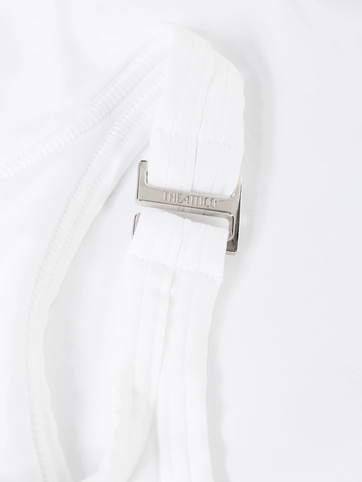 logo-plaque swimsuit