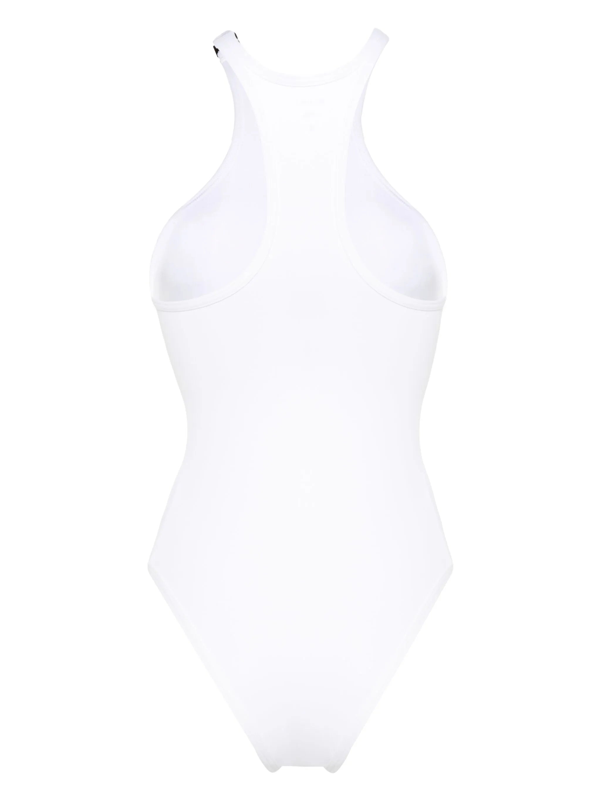 logo-plaque swimsuit