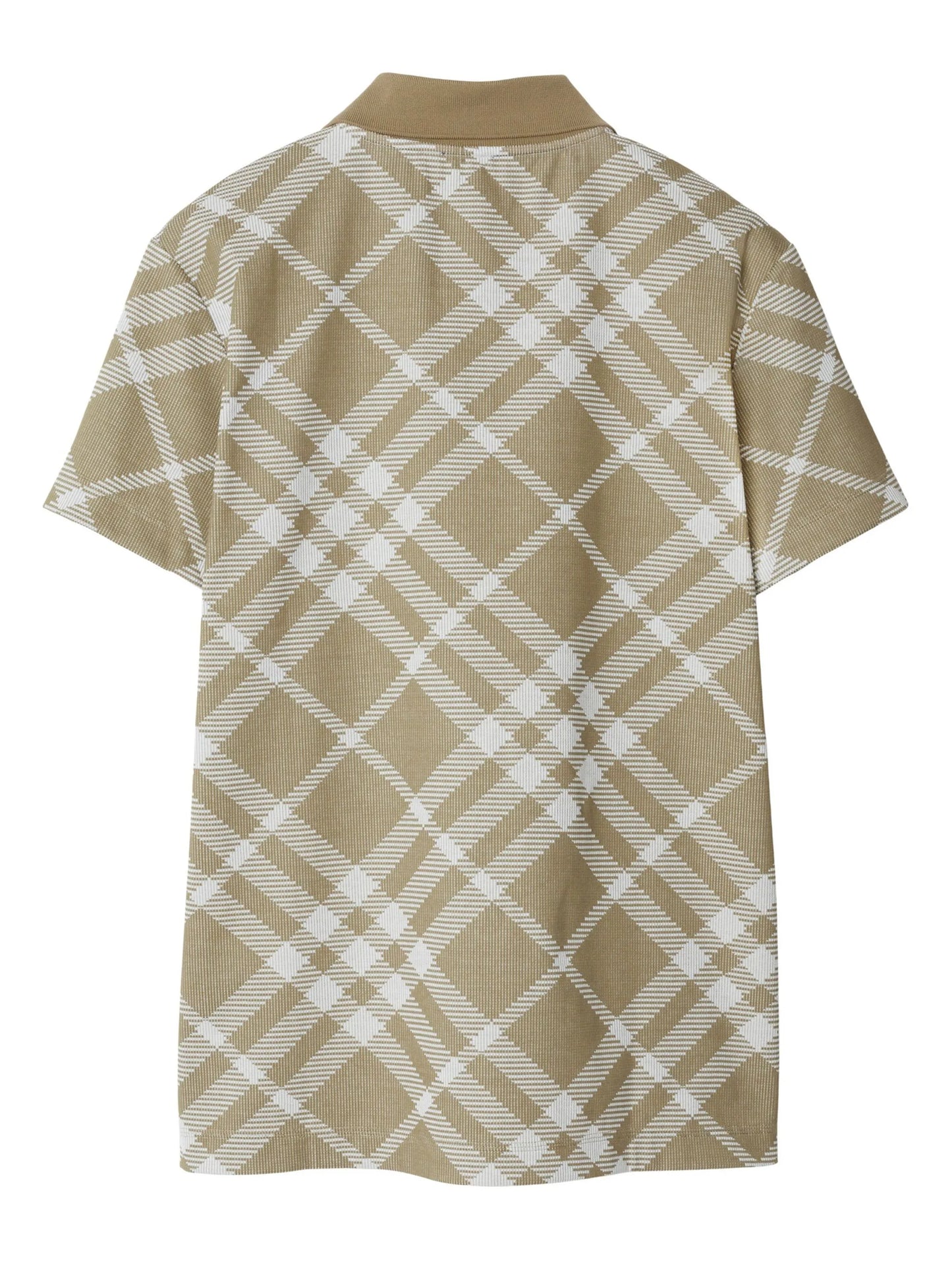 short sleeve cotton-blend polo