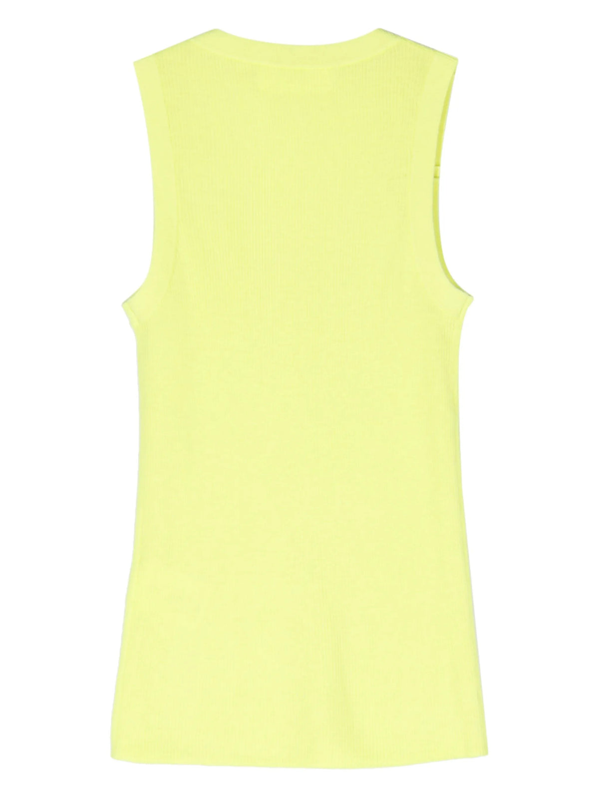 ribbed-knit cashmere tank top