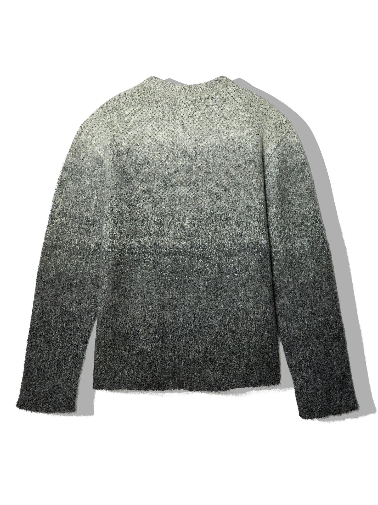 gradient-effect V-neck jumper