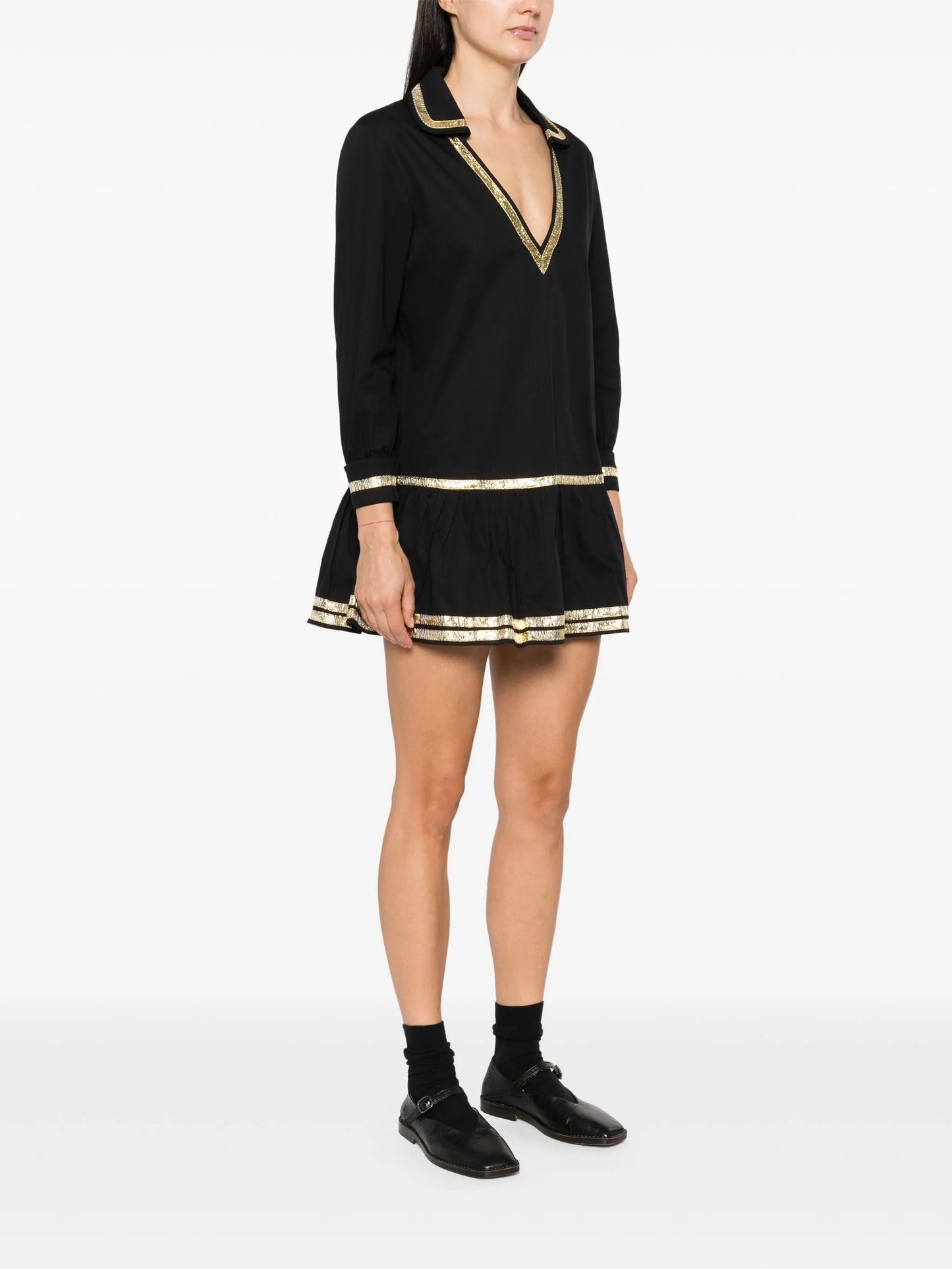 Tinsel Tape mini dress