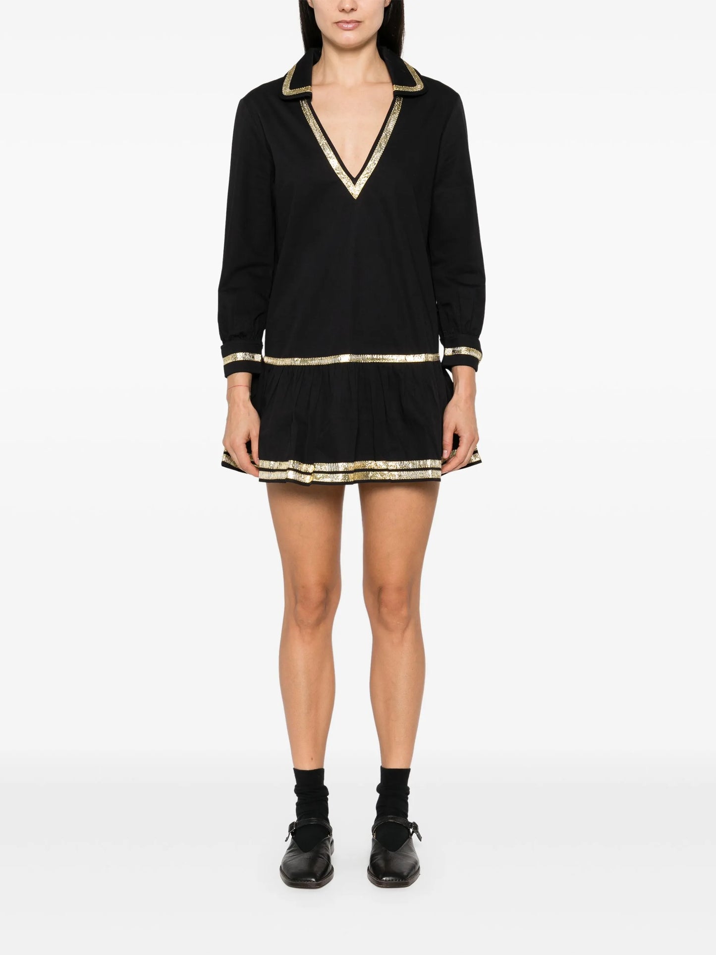 Tinsel Tape mini dress