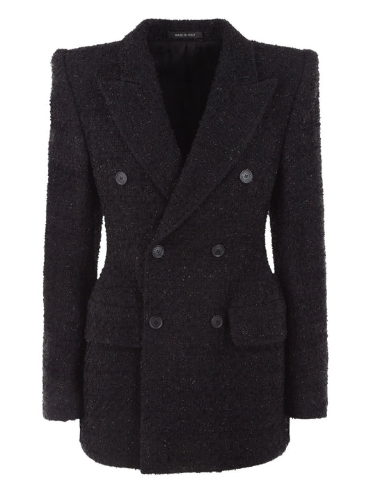 Hourglass tweed blazer