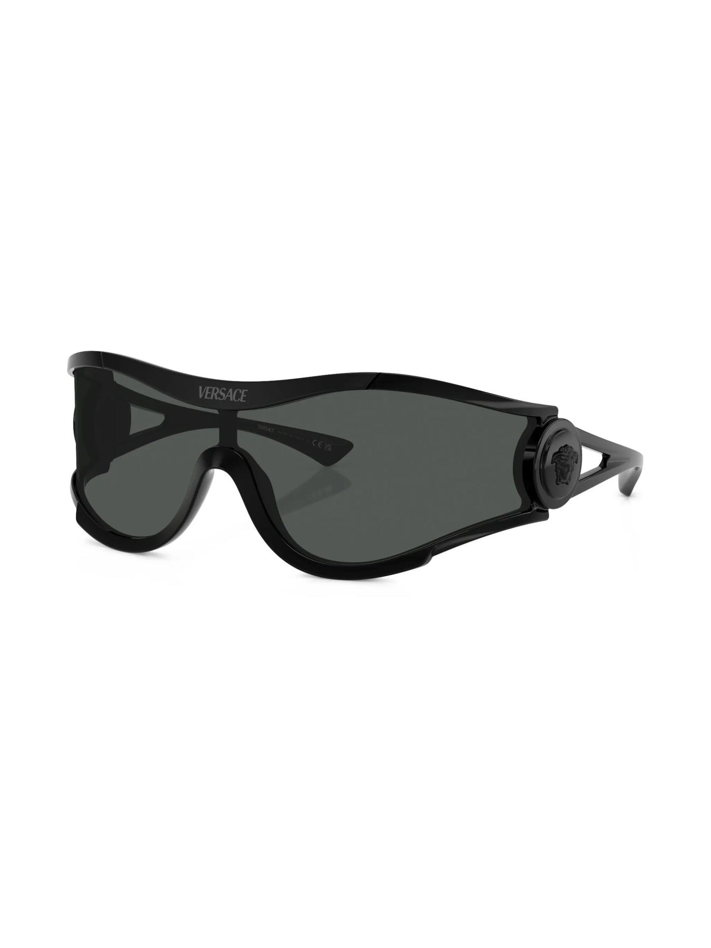 Medusa-plaque pilot-frame sunglasses