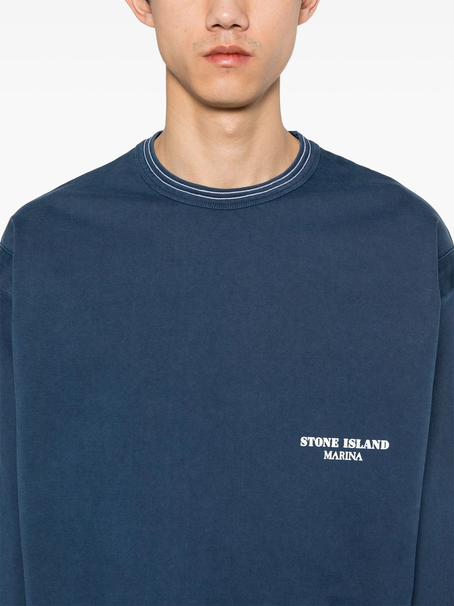 logo-print cotton sweatshirt