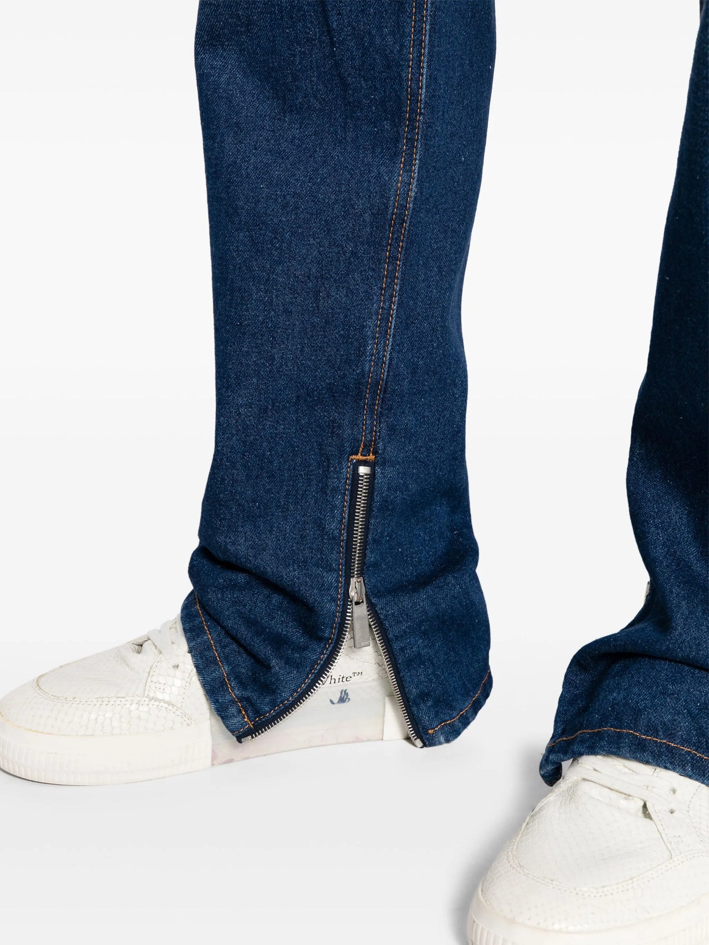 Arr Tab Zip Det Skate wide-leg jeans