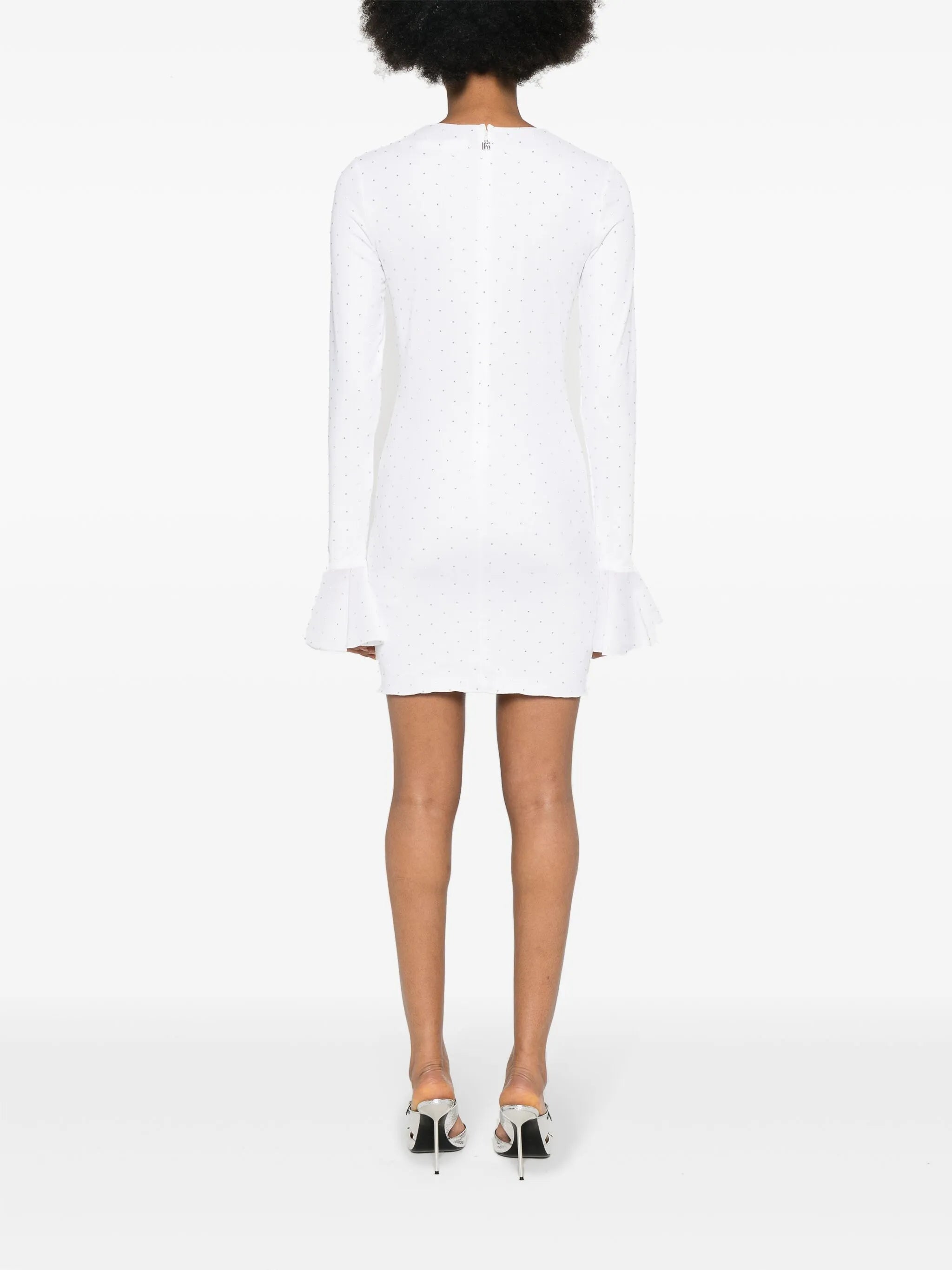 crystal-embellished mini dress