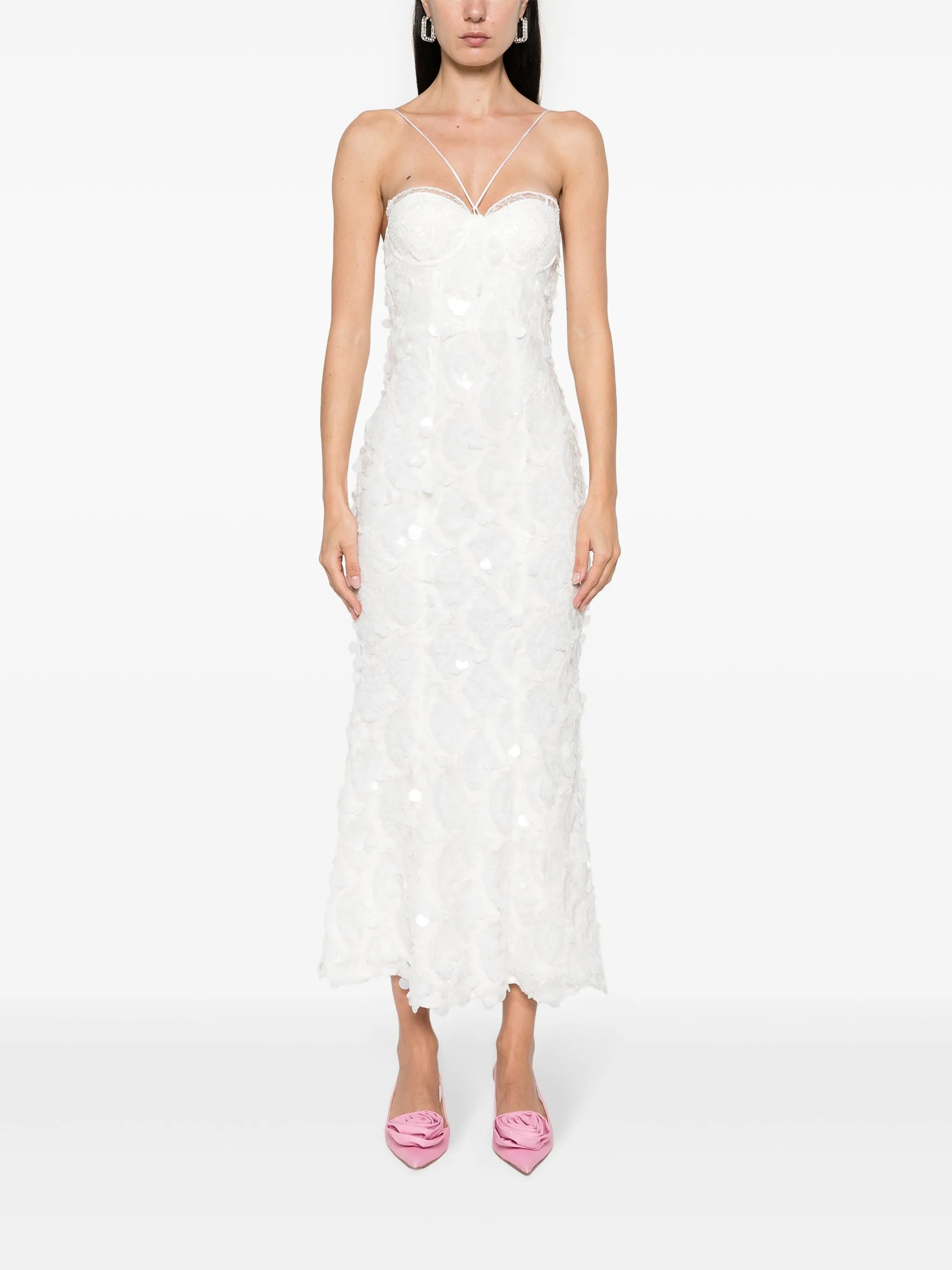 sequinned maxi dress