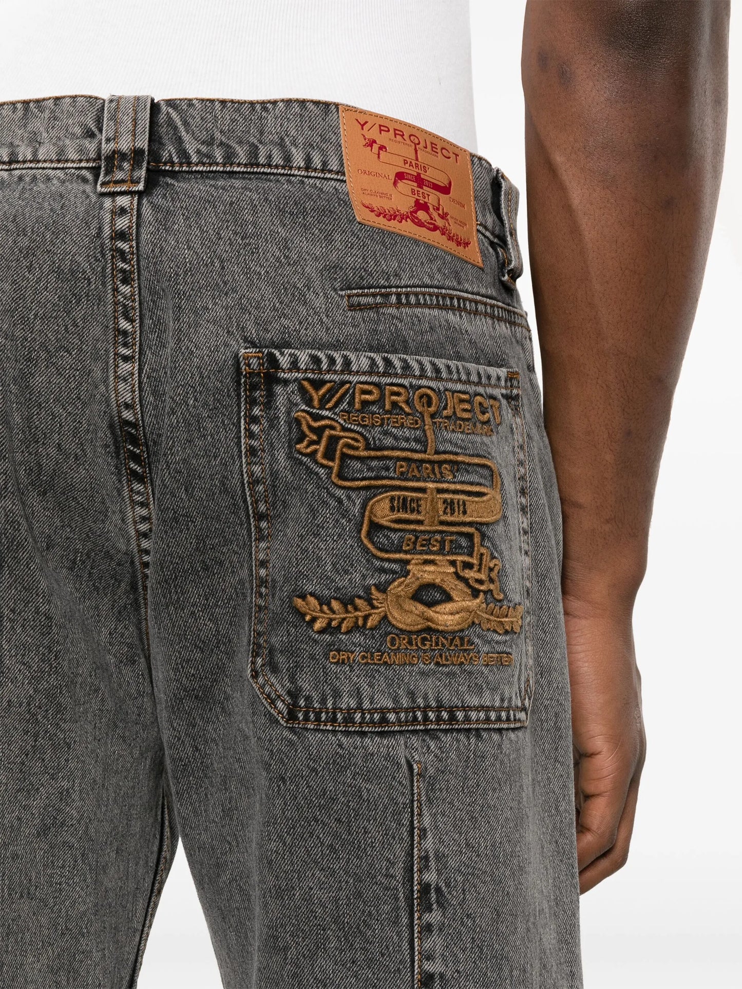Evergreen straight-leg jeans
